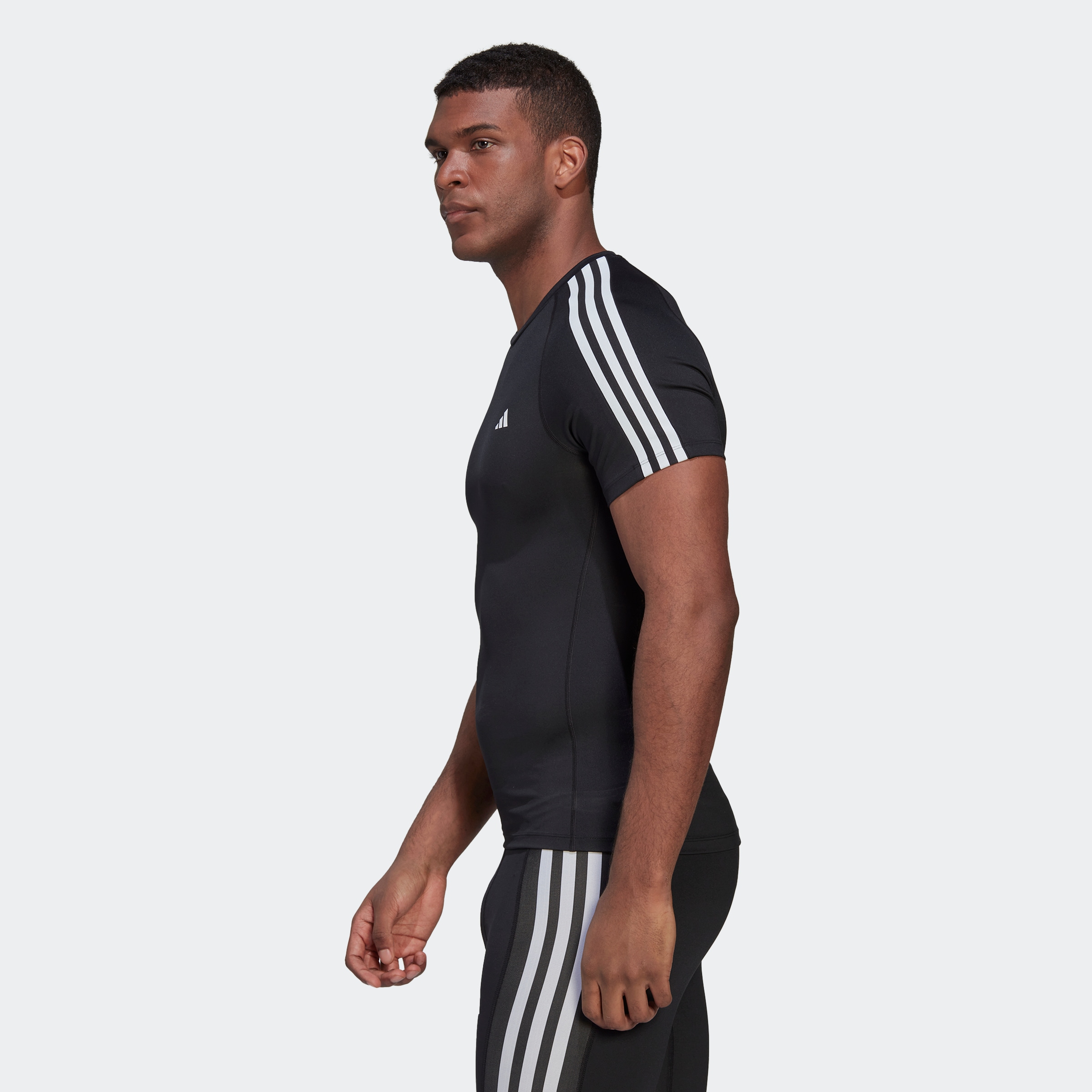 adidas Performance T-Shirt »TECHFIT 3-STREIFEN TRAINING«