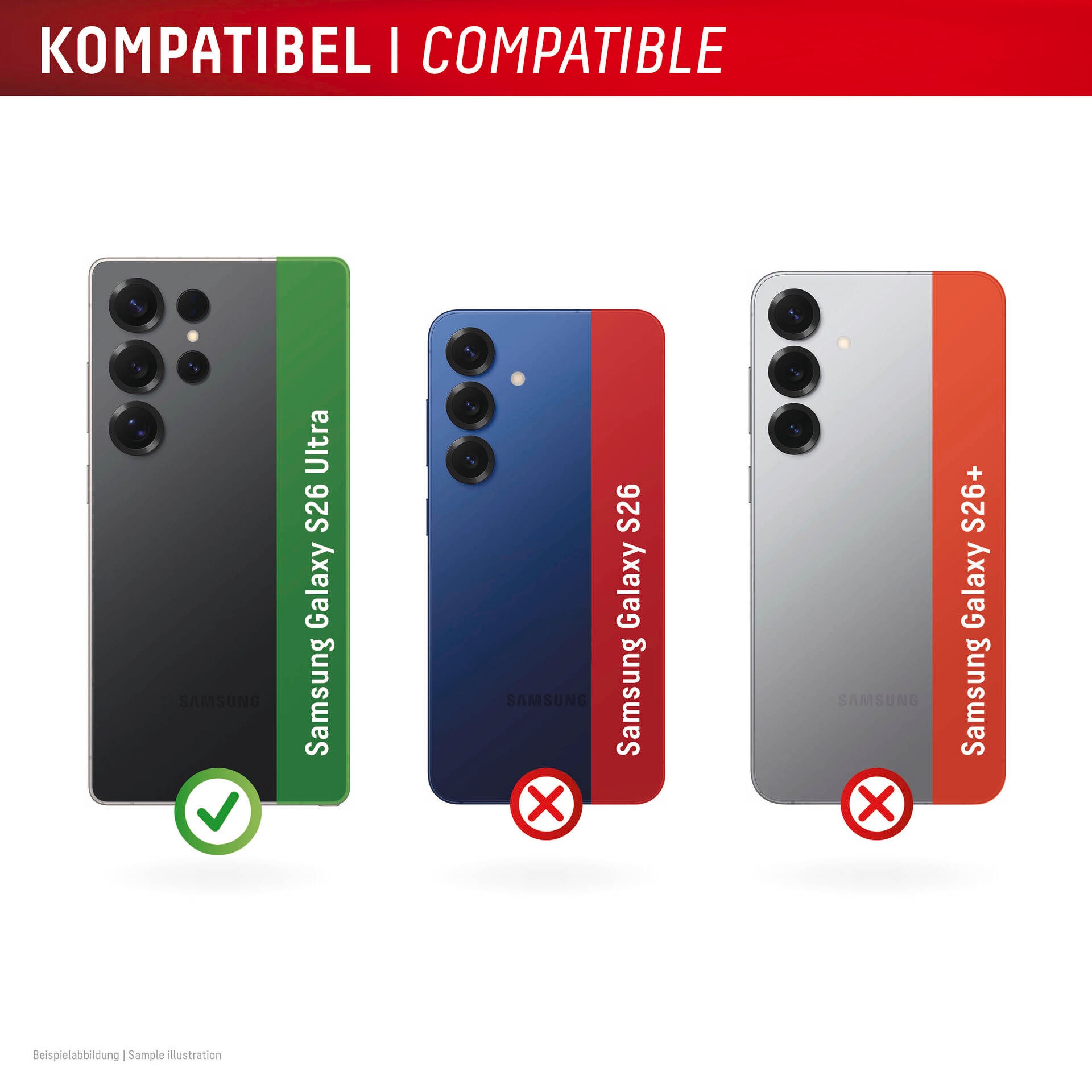 Displex Kameraschutzglas »Camera Lens Glass Single Glass Ring Protector« für Samsung Galaxy S26 Ultra Kameraschutzfolie, Schutzfolie, Lens Protector, kratz- & stoßfest