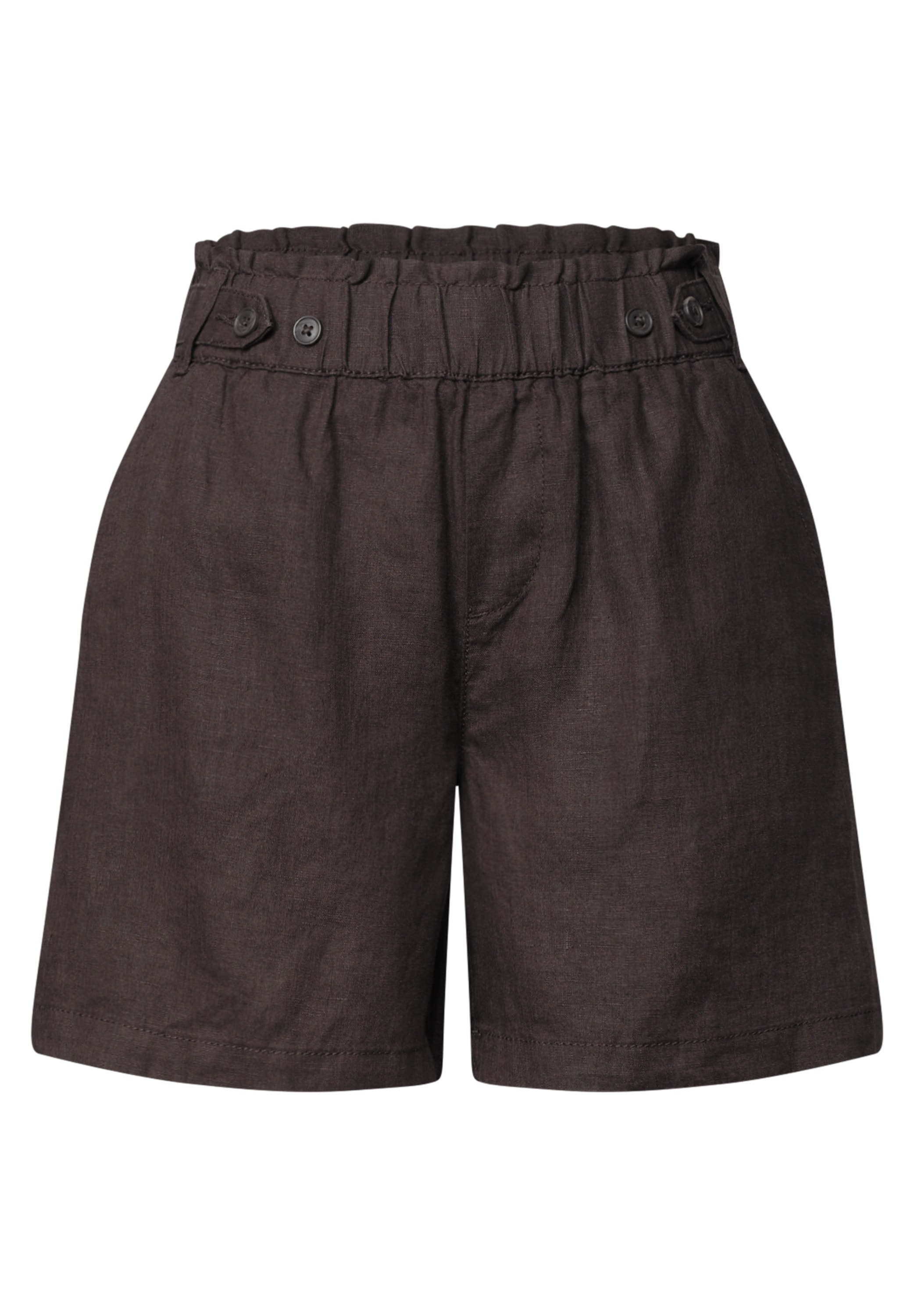 STREET ONE Shorts  Sommershort aus Leinen mit Paperbag-Bund