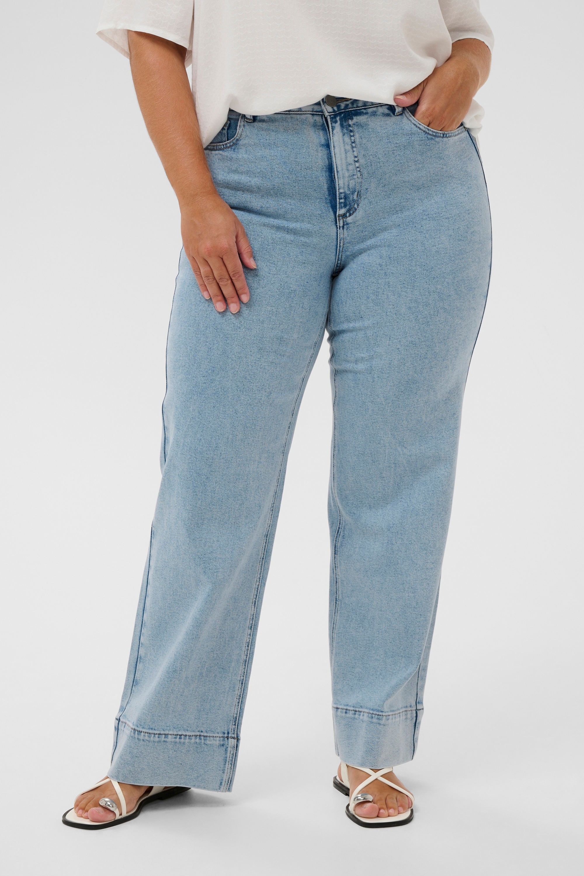KAFFE Curve Regular-fit-Jeans »Damen Jeans KCmalia«