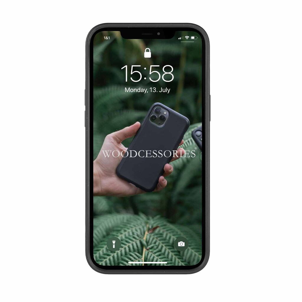 Woodcessories Smartphone-Hülle »Bio Case Classic«, iPhone 12 Mini, 13,7 cm (5,4 Zoll)