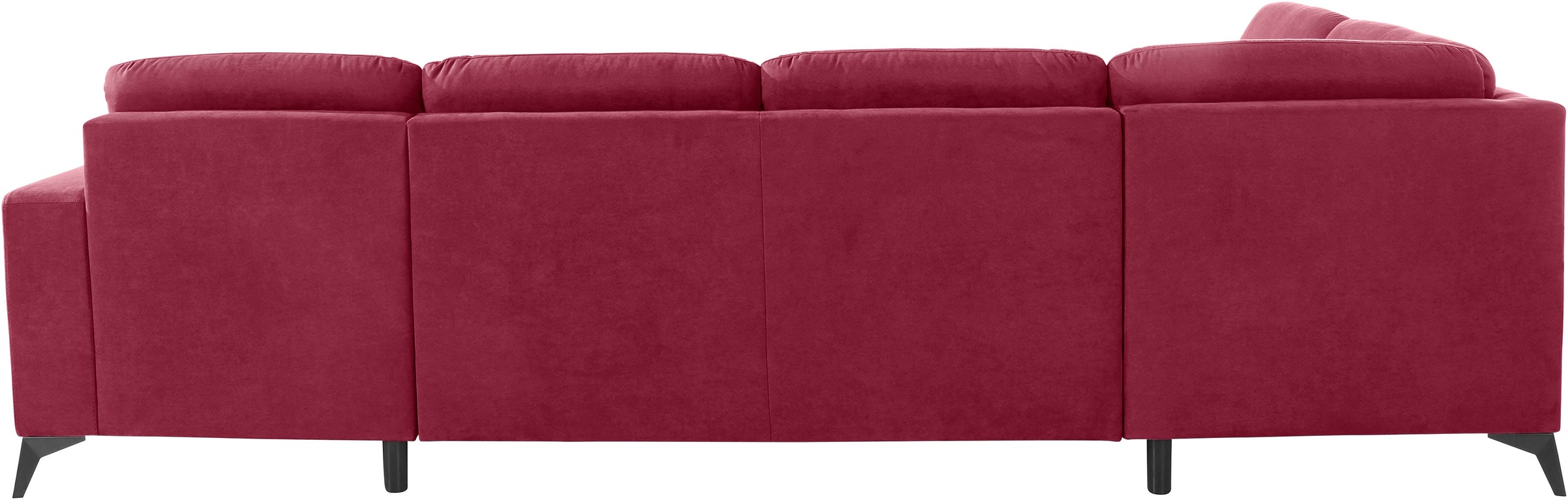 Home affaire Wohnlandschaft »Lolland U-Form« Wahlweise mit Bettfunktion und Stauraum, auch mit abwischbarem Bezug