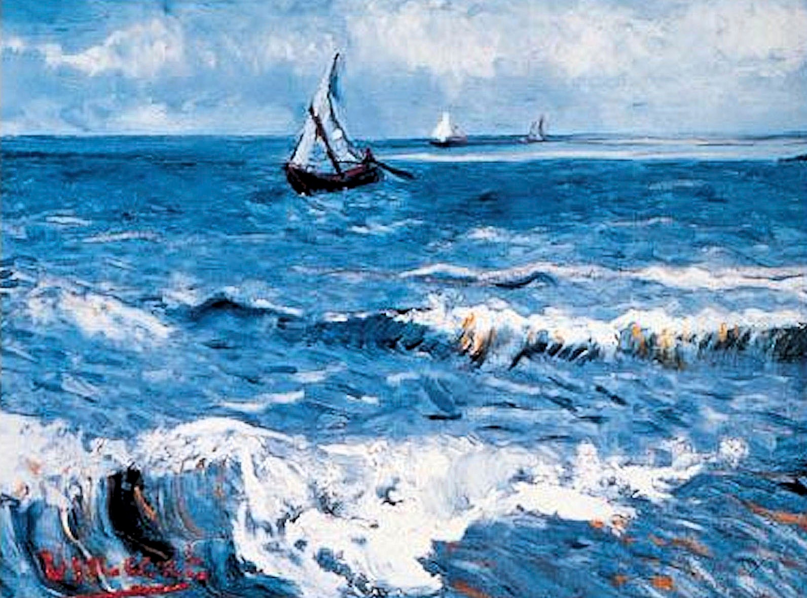 Home affaire Kunstdruck »VAN GOGH / Meereslandschaft«, (1 St.) kaufen