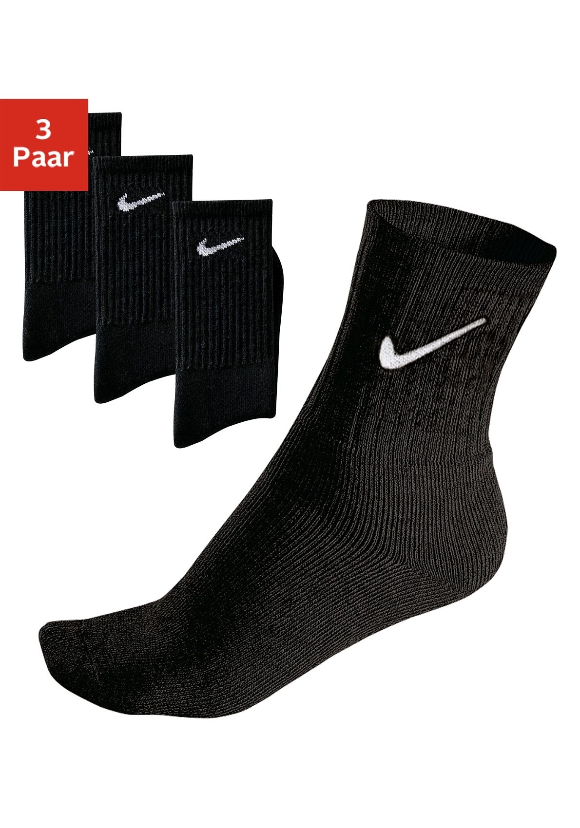 Sportsocken, (3 Paar), mit Frottee