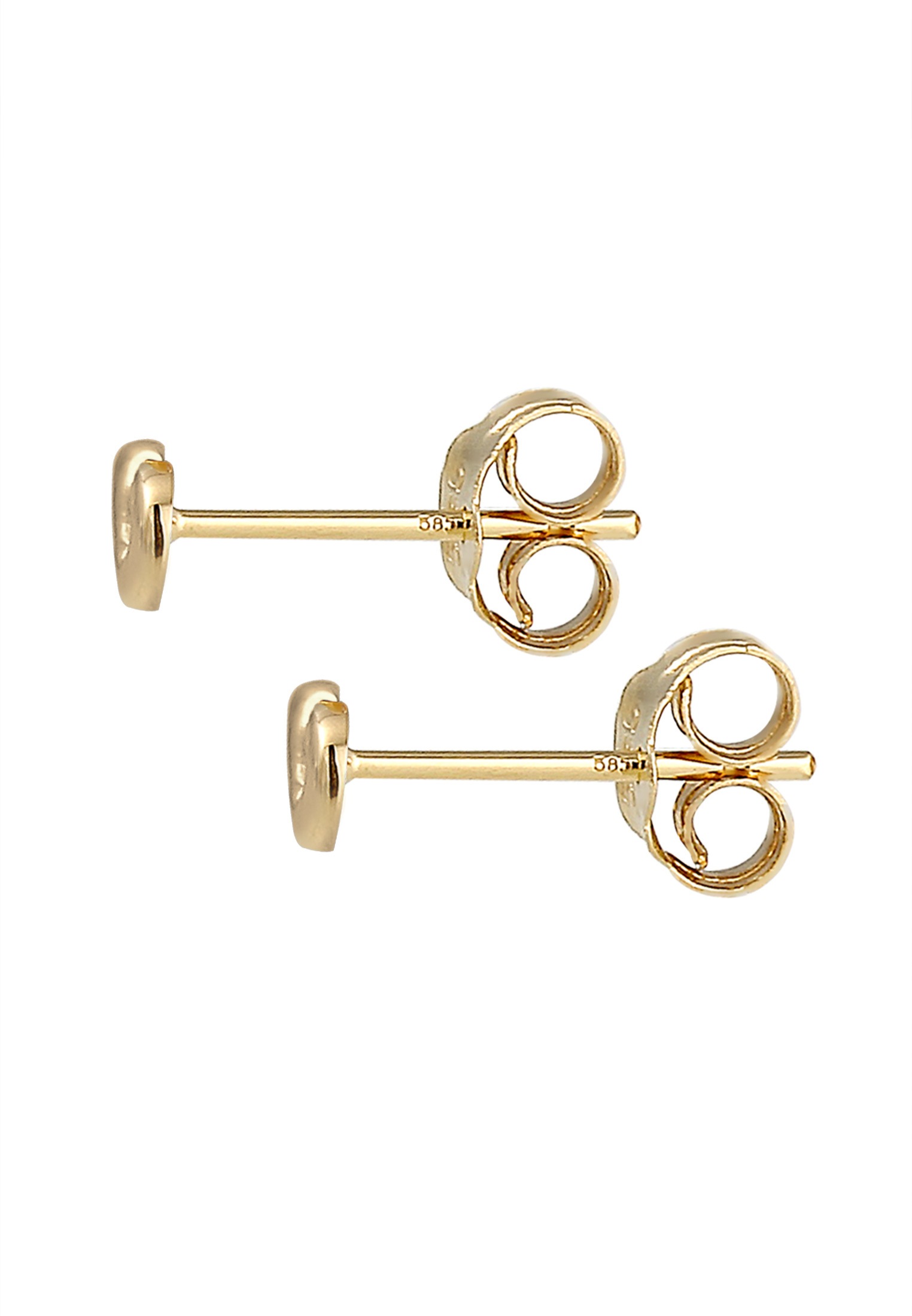 Elli Premium Paar Ohrstecker »Ohrringe Ohrstecker Infinity 585 Gelbgold«