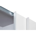 Wimex Schwebetürenschrank »Bramfeld«, mit Glaselementen und zusätzlichen Einlegeböden