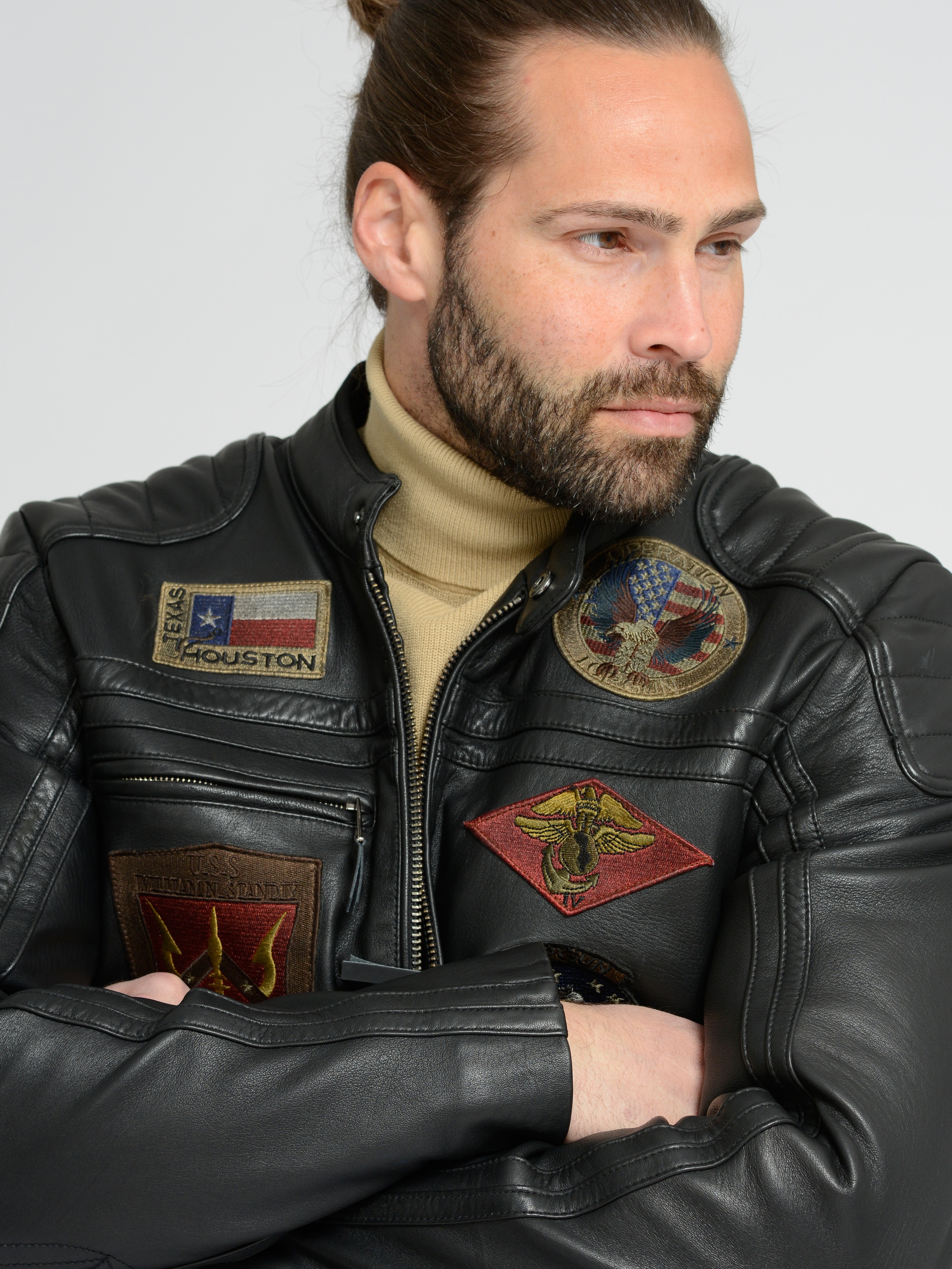 TOP GUN Lederjacke »Lederjacke TGJ1005«