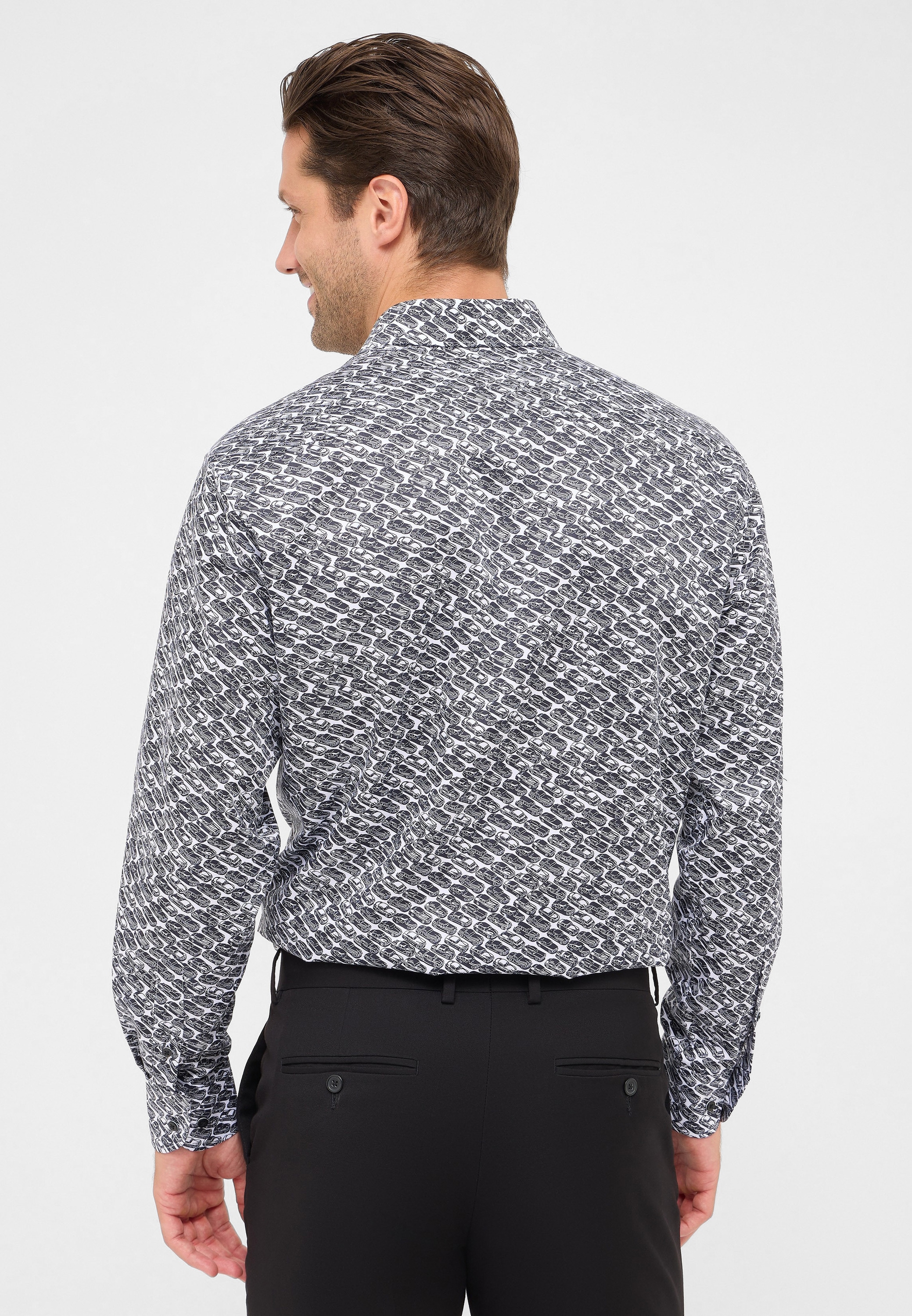 Eterna Langarmhemd »MODERN FIT« NON IRON (bügelfrei)