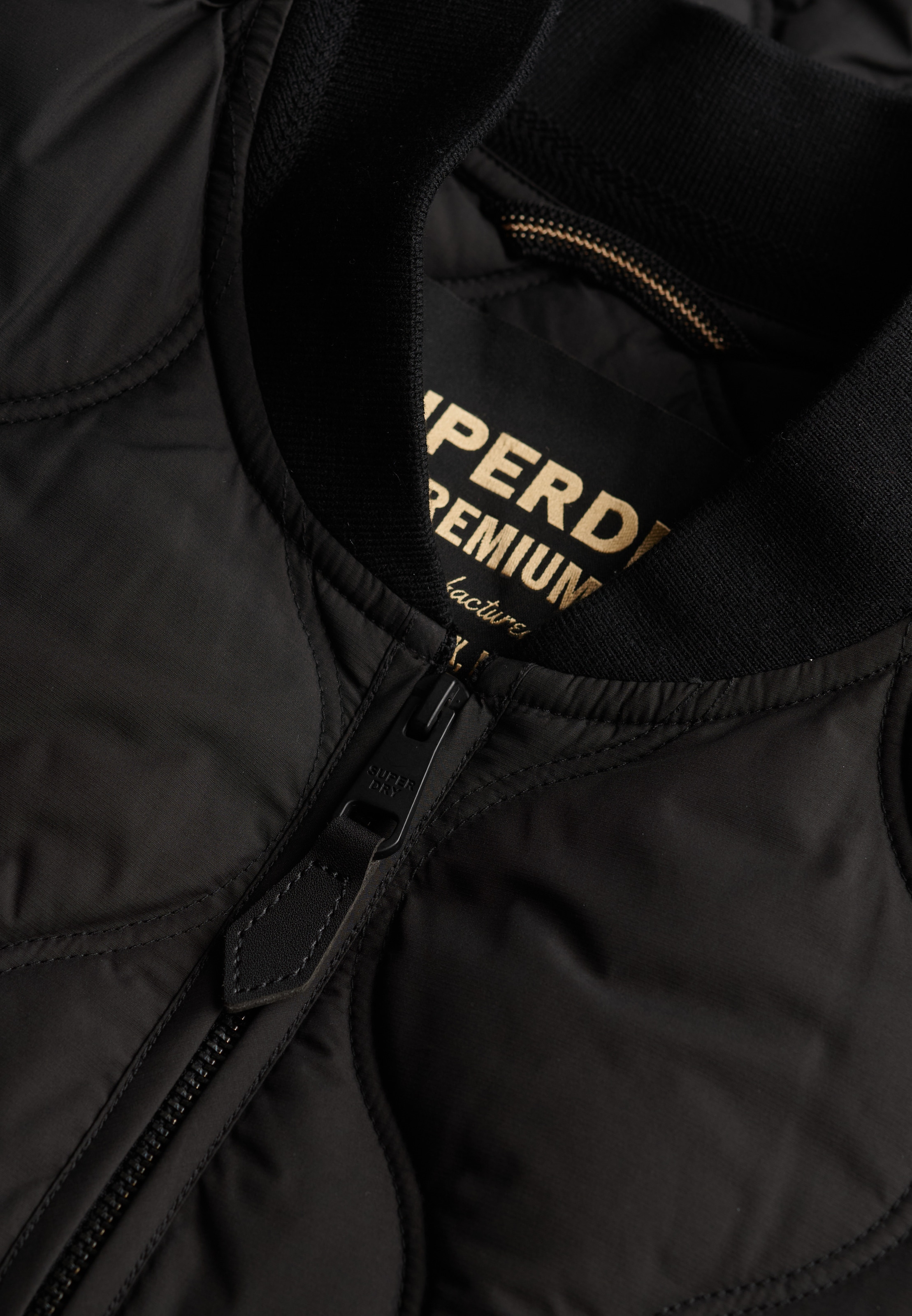 Superdry Steppjacke »SHORT QUILTED LINER JACKET«, ohne Kapuze