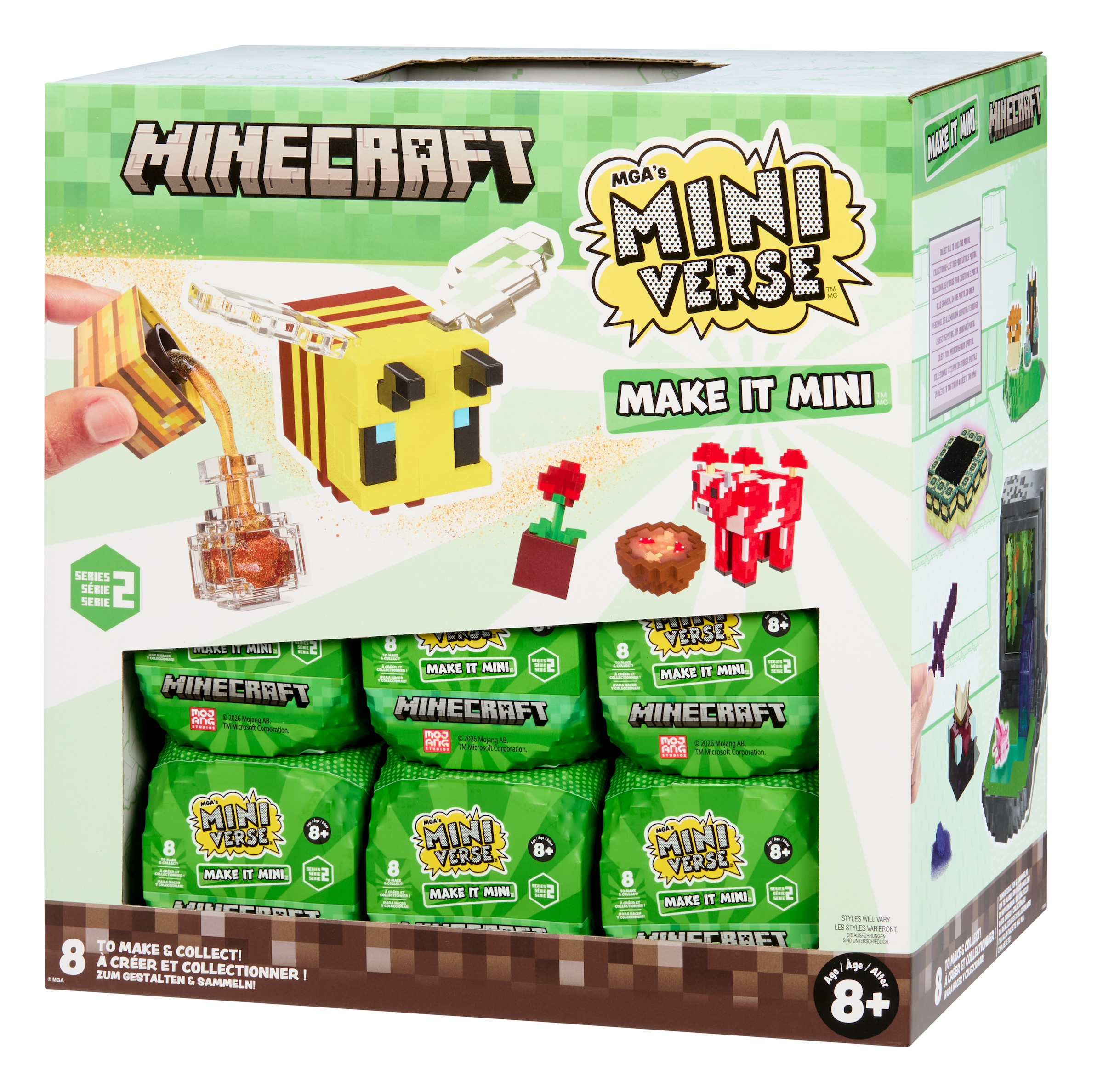 MGA ENTERTAINMENT Kreativset »MGA's Miniverse - Make It Mini Minecraft Series 2« Variante nicht wählbar