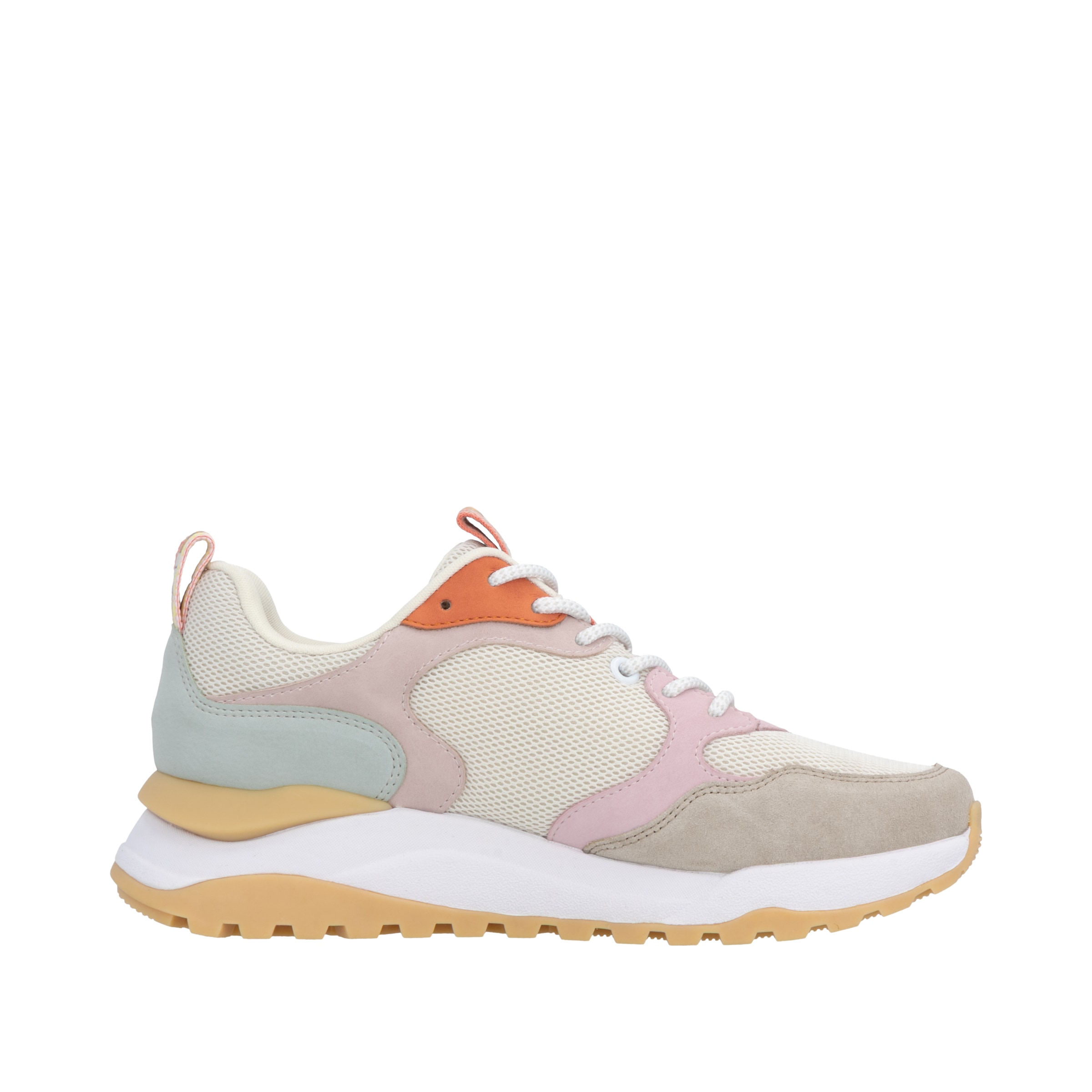 RIEKER Sport Keilsneaker  Schnürschuh, Freizeitsneaker, Halbschuh mit gepolstertem Schaftrand