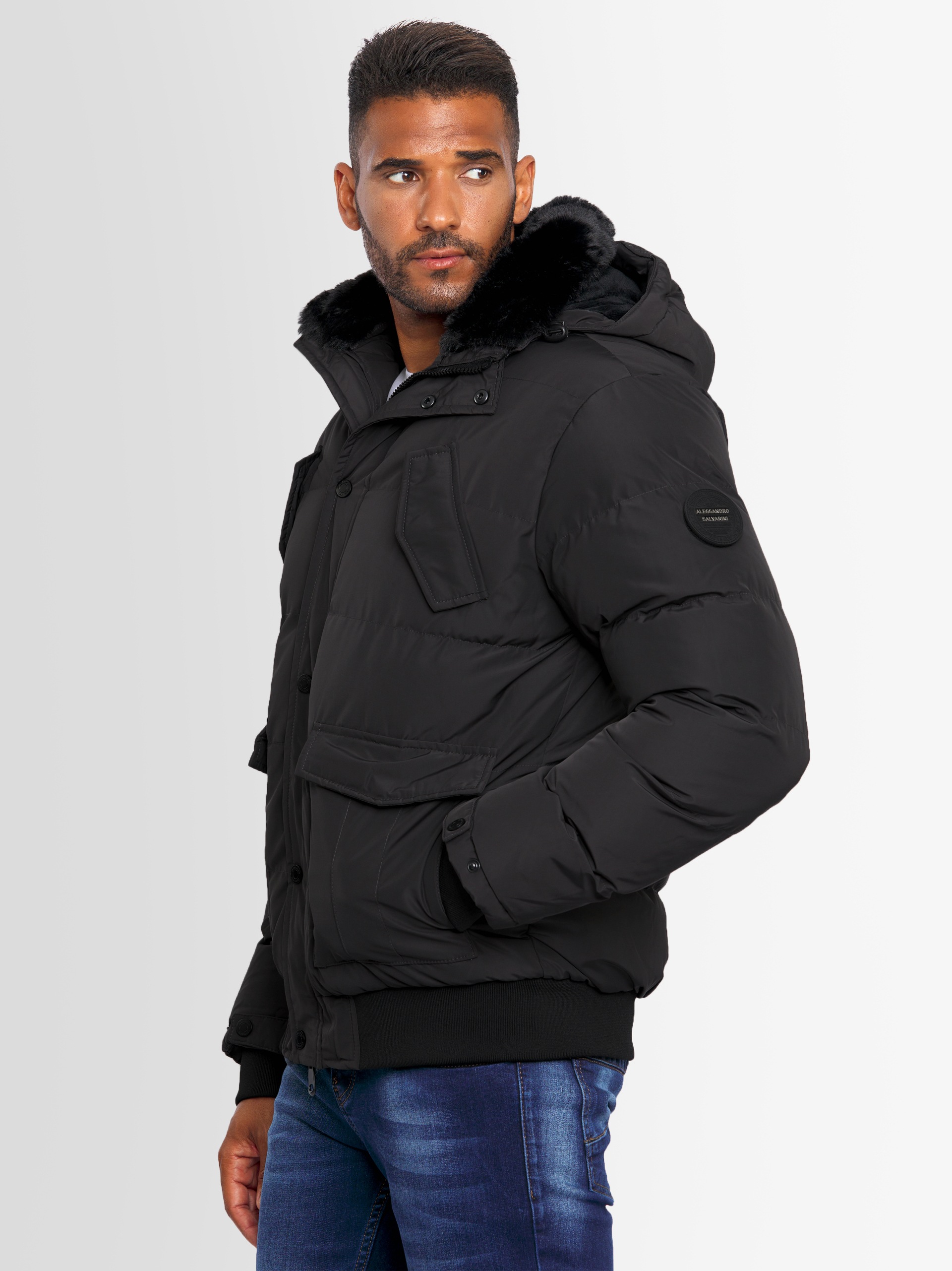 Alessandro Salvarini Winterjacke »Alessandro Salvarini Herren Winterjacke AS286«