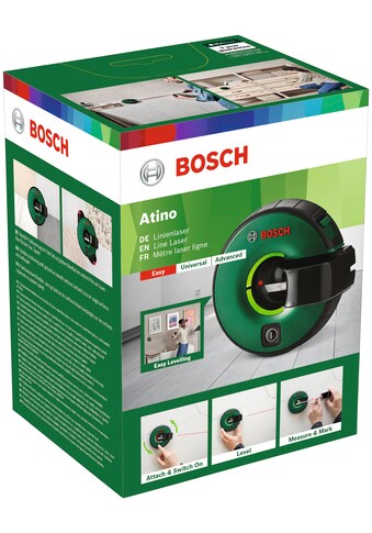 Bosch Home & Garden Linienlaser »Atino«, (Packung, 1 St.), Manuelles Nivelliergerät... kaufen