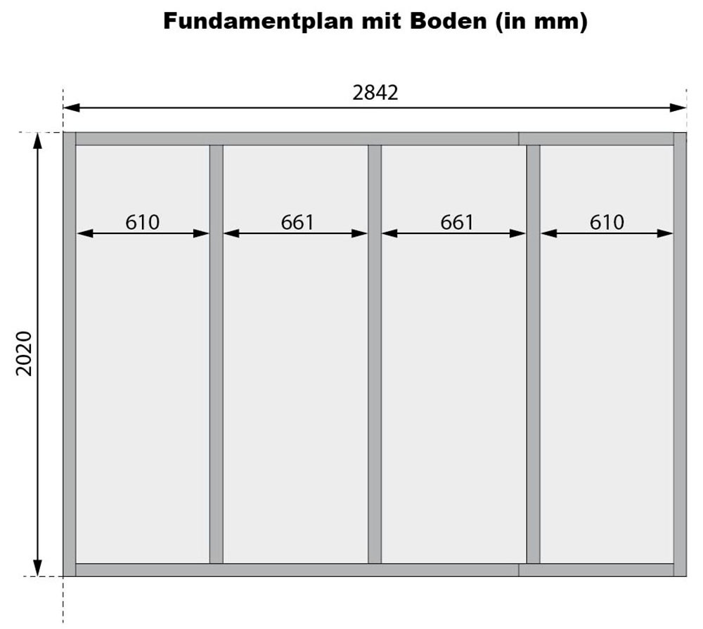 Karibu Gerätehaus »Titanium 3«