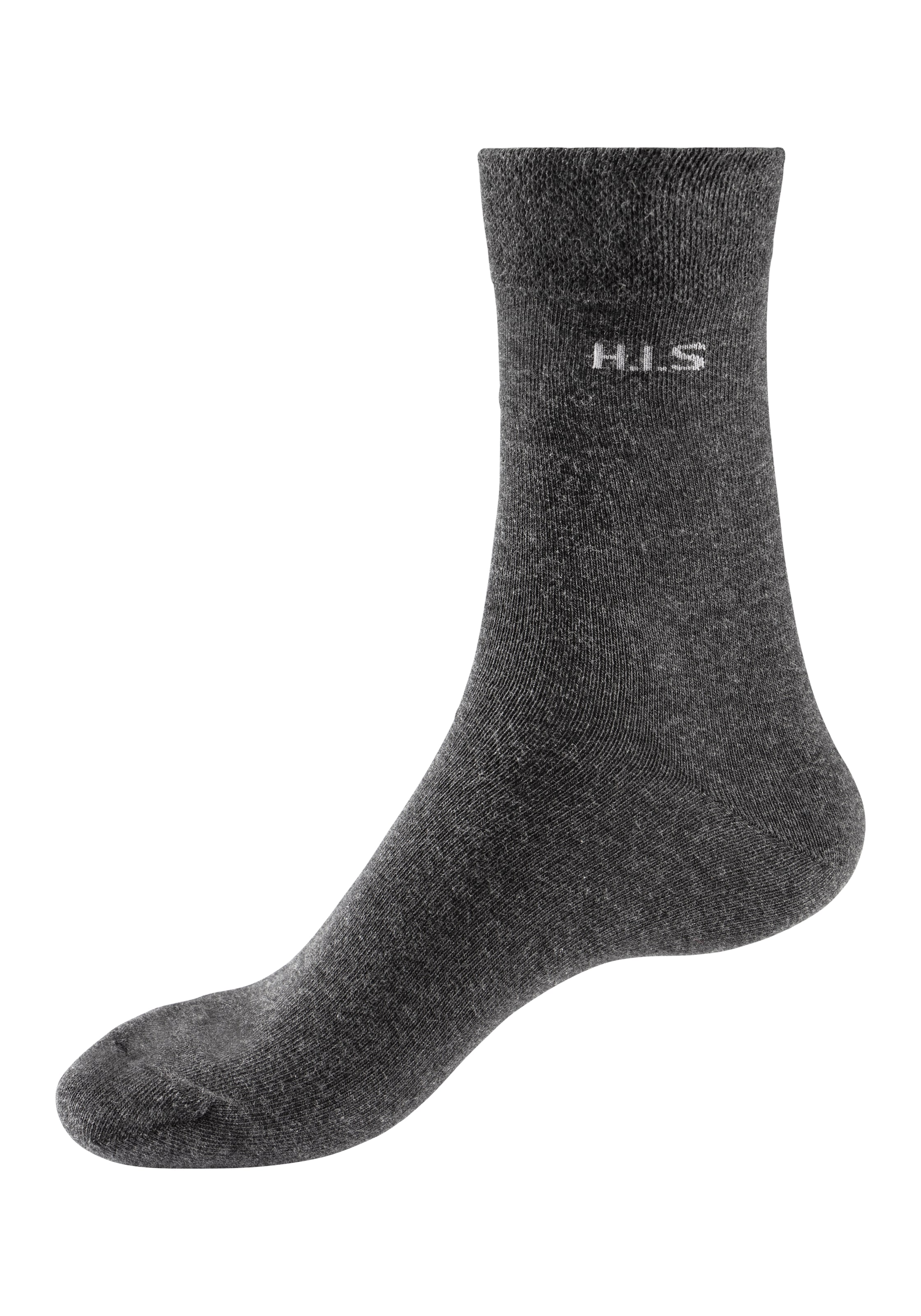 H.I.S Socken Packung, 4 Stk. tlg. mit druckfreiem Bündchen