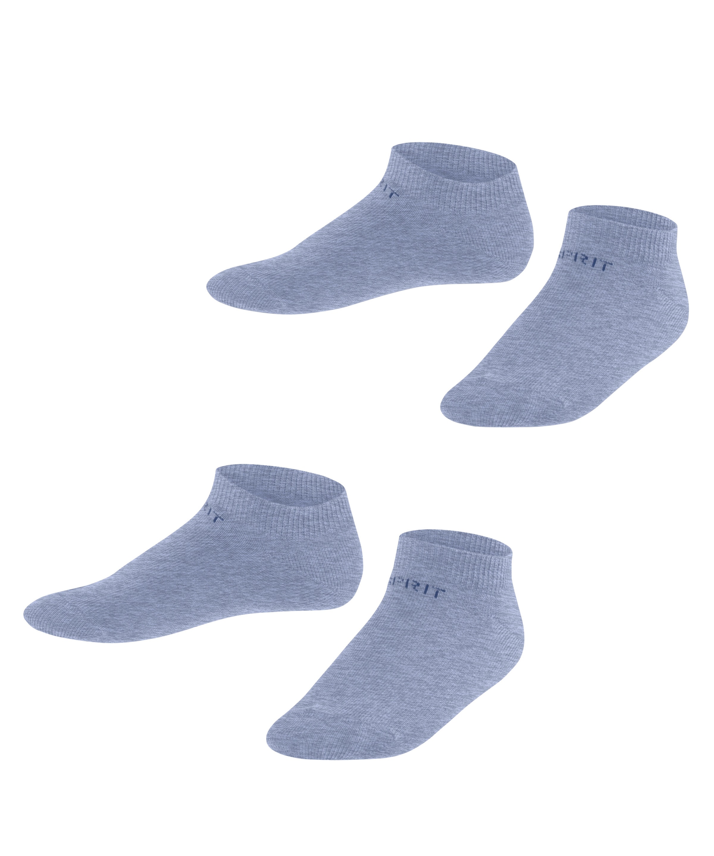 Esprit Sneakersocken »Foot Logo« 2 Paar,  verstärkt, knöchelfrei, Cotton-Mix