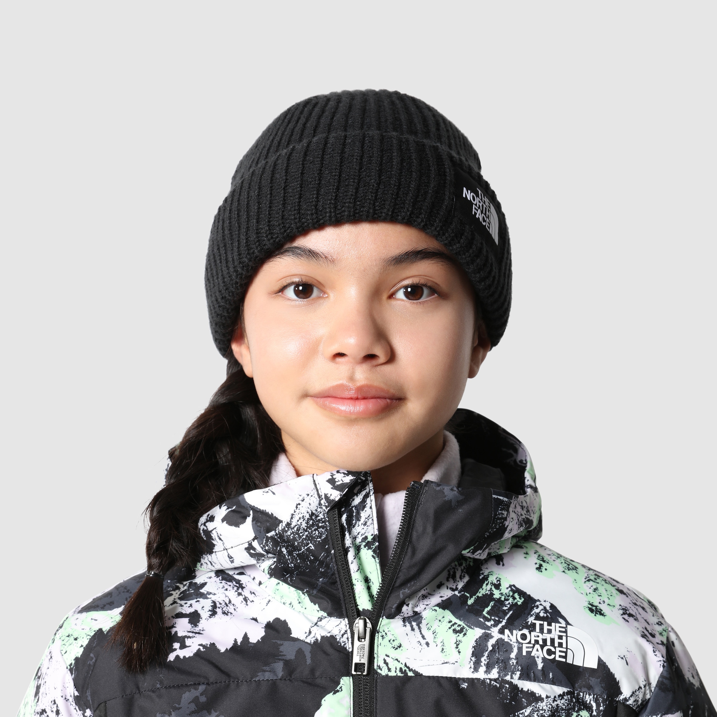 The North Beanie SALTY ♕ Face Logo-Label BEANIE«, DOG »KIDS LINED mit bei