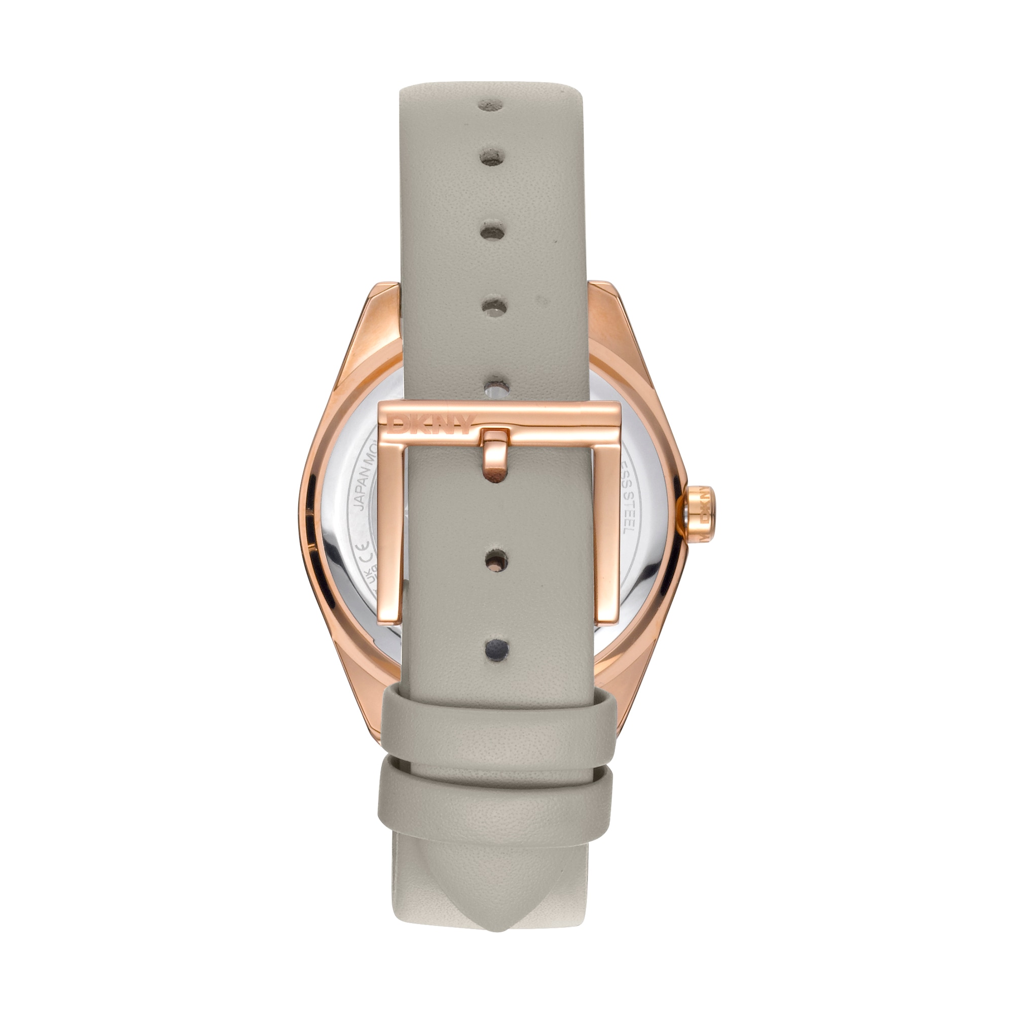 DKNY Quarzuhr »Chambers Midi« Armbanduhr, Damenuhr, Lederarmband, analog