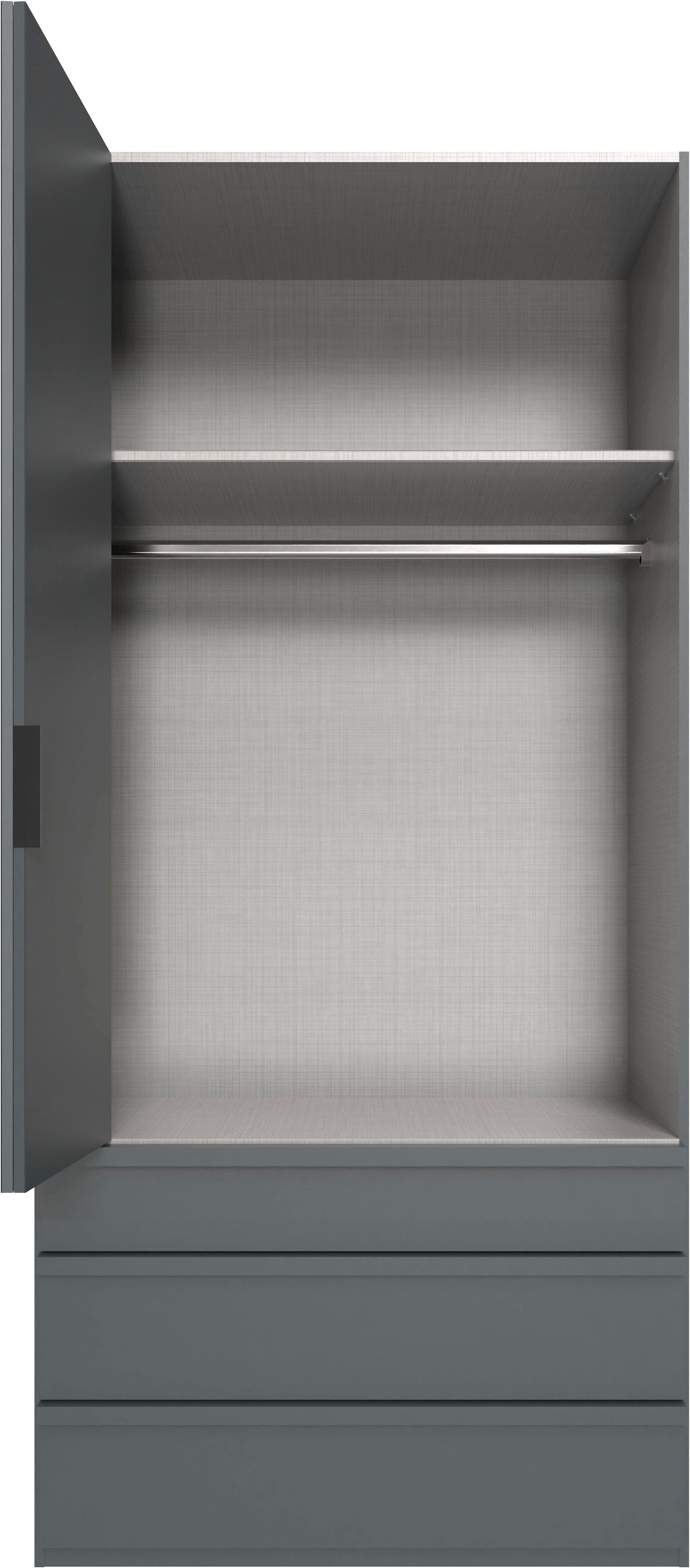 Wimex Falttürenschrank »Oxford by fresh to go, in der Breite 100cm, in 2 Höhen erhältlich« mit Schubladen, wahlweise mit oder ohne Spiegel,  mit hochwertigen Falttüren für den perfekten Überblick