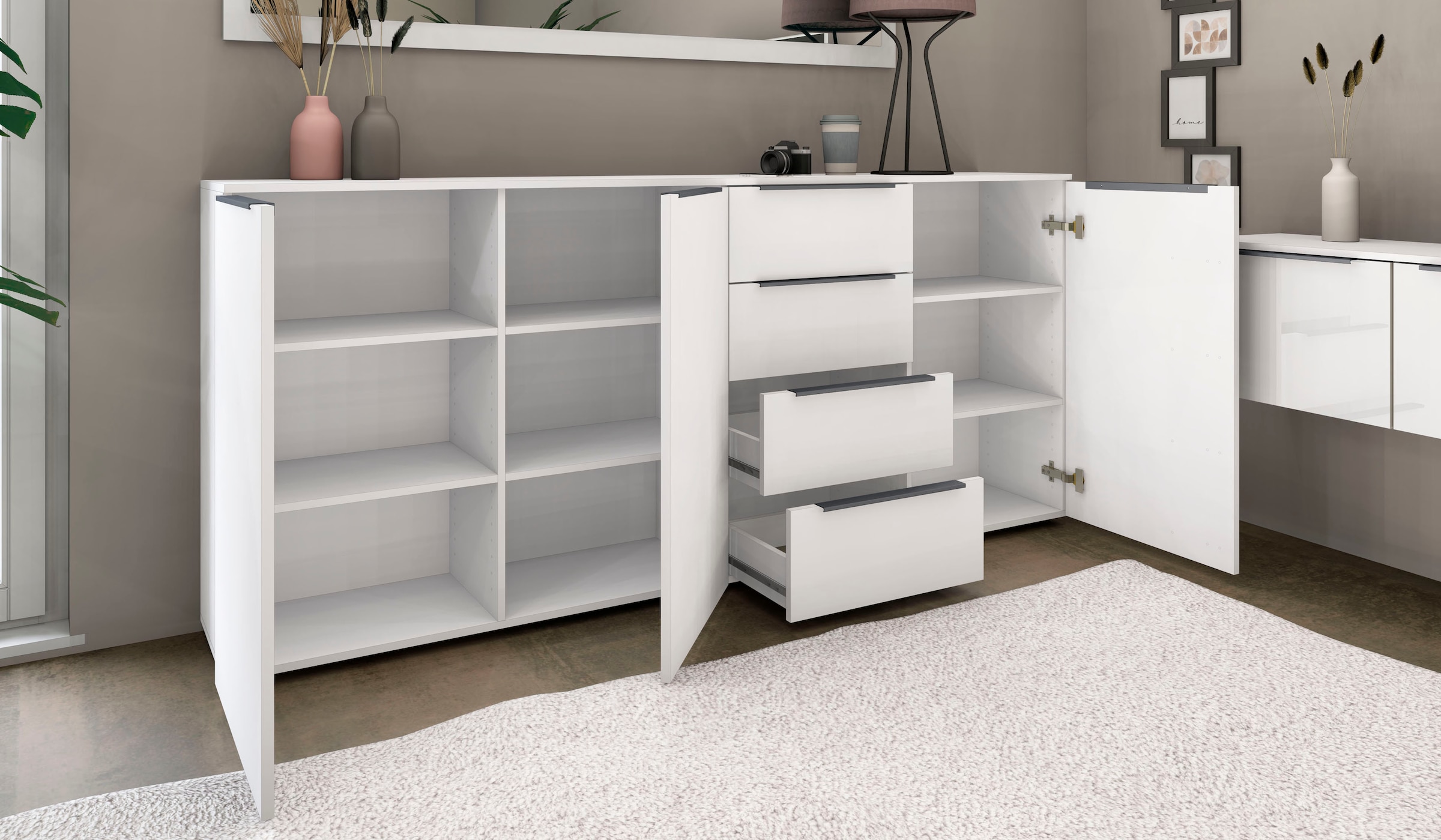 borchardt Möbel Highboard »Tom«, Breite 200 cm