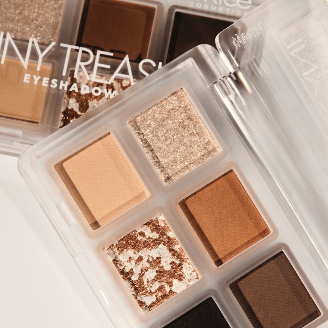 Catrice Lidschatten-Palette »Tiny Treasures Eyeshadow Palette«, Matt, schimmernd und metallisch, kompakt und reisefreundlich, vegan.