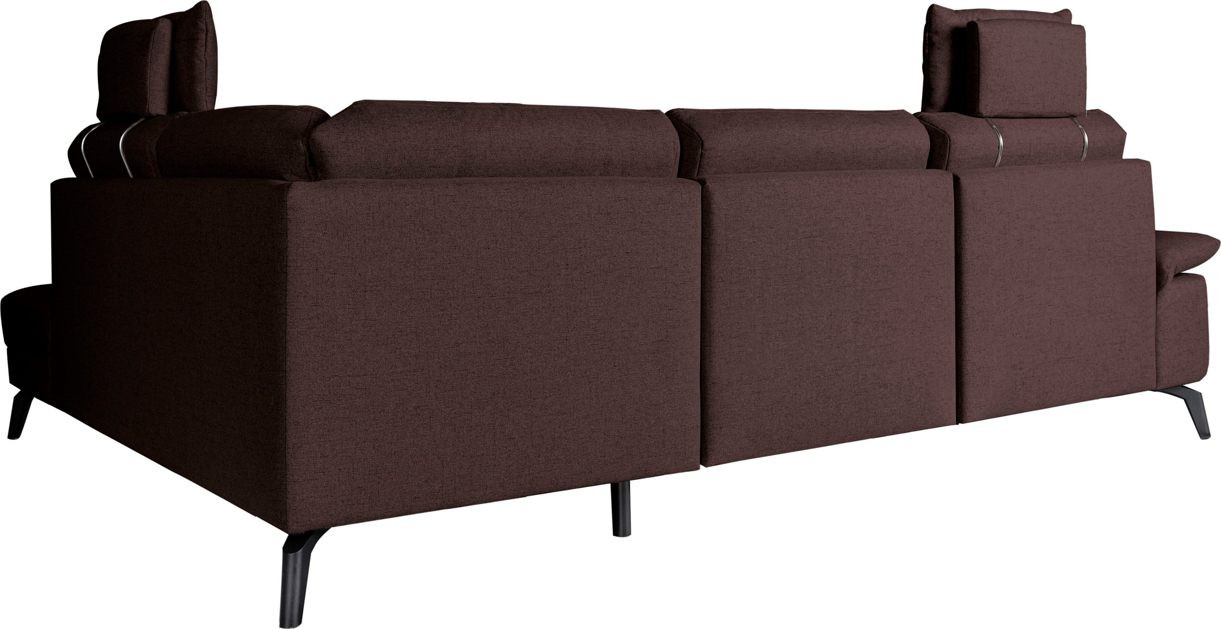 alina Ecksofa inkl. Kopfstützen, wahlweise mit Relaxfunktion, Breite: 243 cm