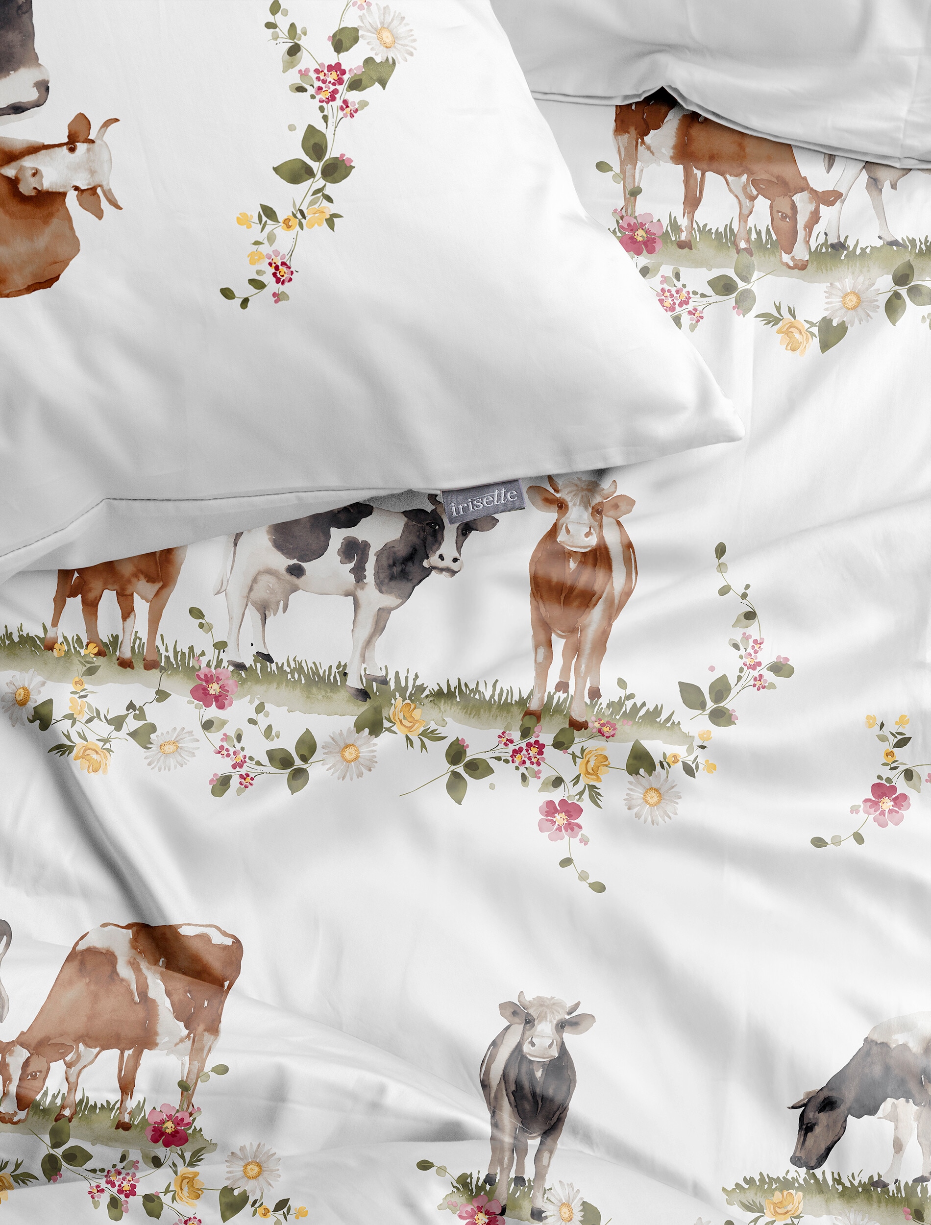 Irisette Bettwäsche »Wave 8520« 2 anschmiegsam und atmungsaktiv, Ganzjahresqualität