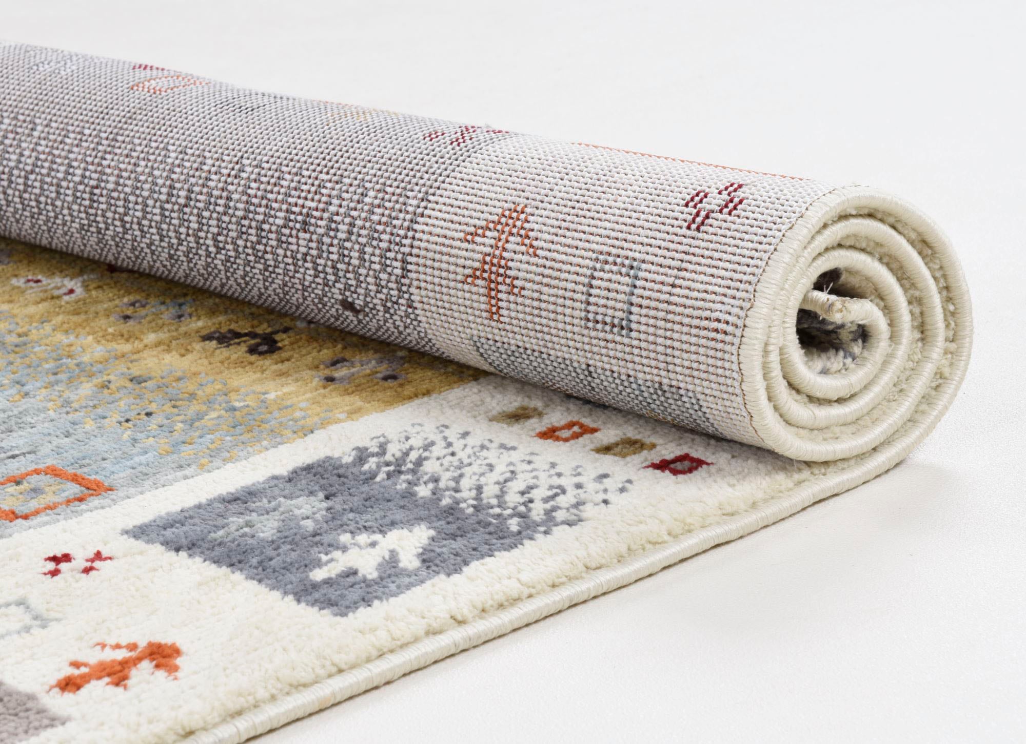 Gino Falcone Teppich »Francecso 24722« rechteckig 14 mm Höhe besonders weich durch Microfaser, ideal im Wohnzimmer & Schlafzimmer