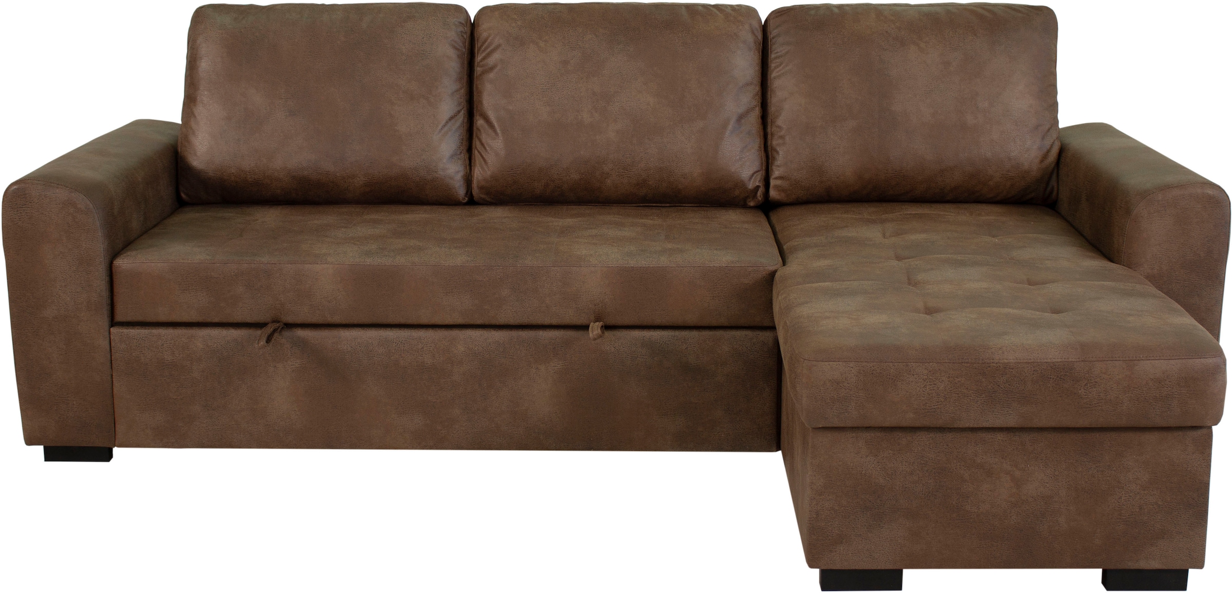 Trends by HG Ecksofa »Poll L-Form, B: 245 cm« mit Schlaffunktion & Bettkasten