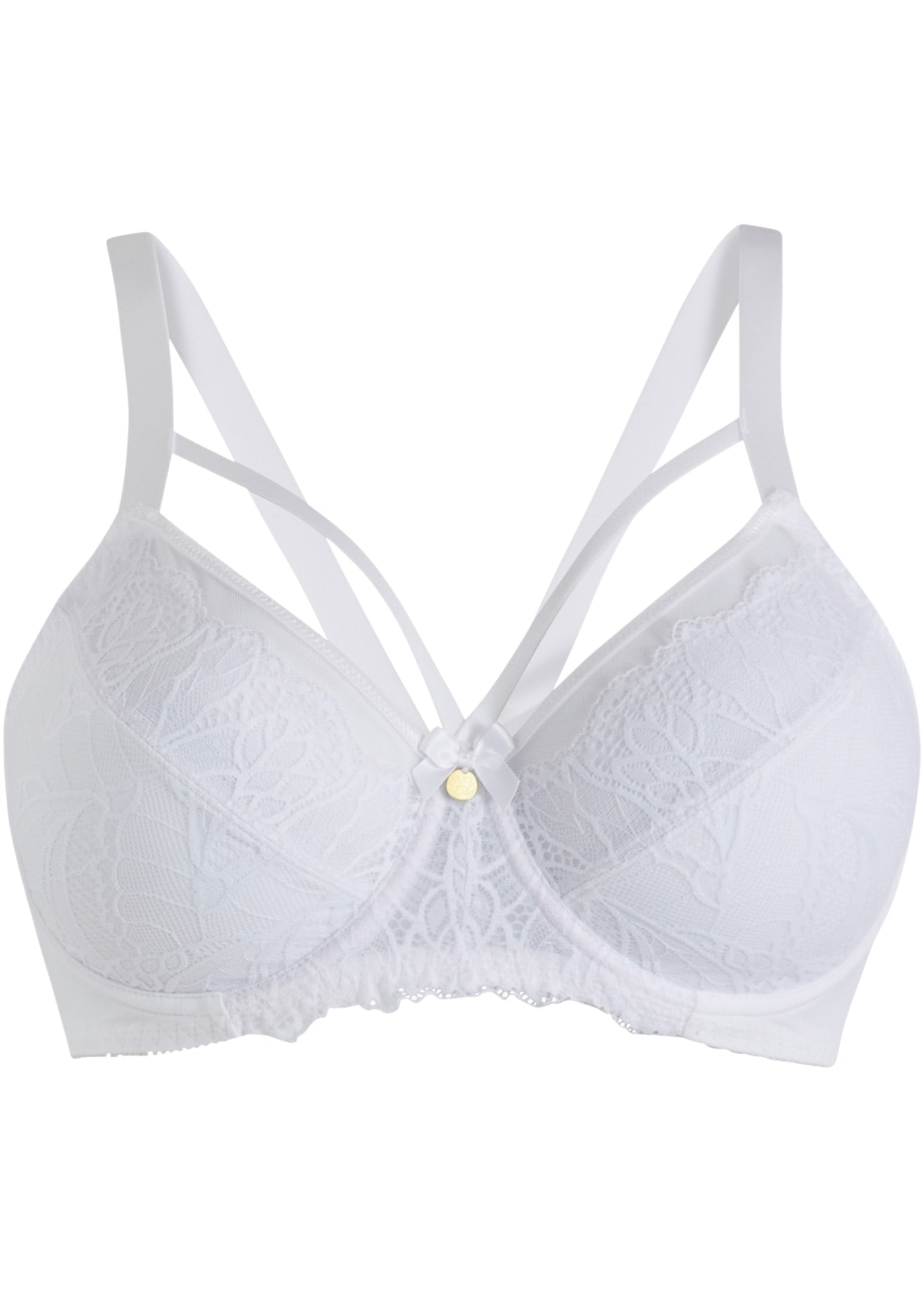 bonprix Minimizer-BH »Minimizer-BH mit zarter Spitze« mit Spitze und raffinierten Details