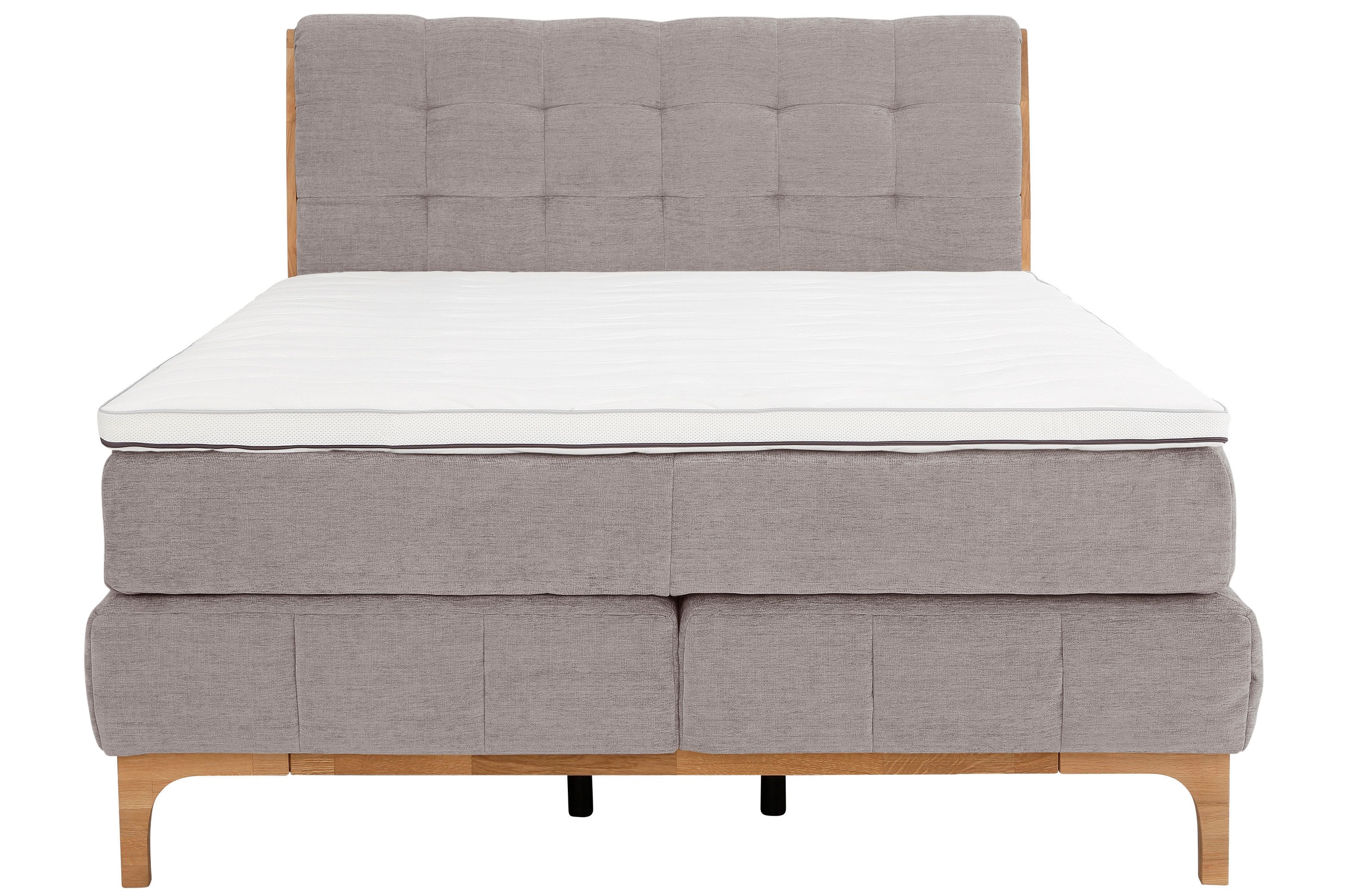 OTTO products Boxspringbett »Jelle«, (5 St.), zertifizierte, recycelte Bezugsstoffe, verschiedene Ausführungen