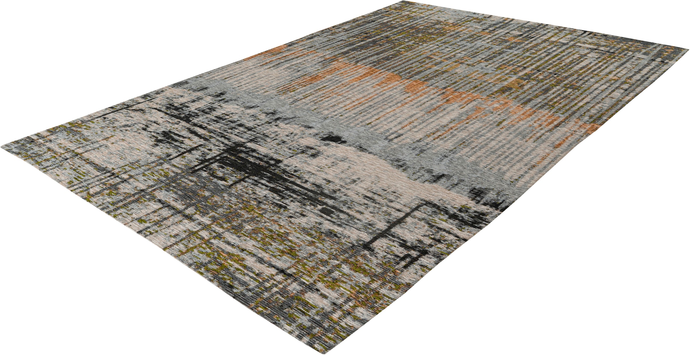 Padiro Teppich »Charme 325« rechteckig 5 mm Höhe Chenille Flachgewebe im Vintage Stil