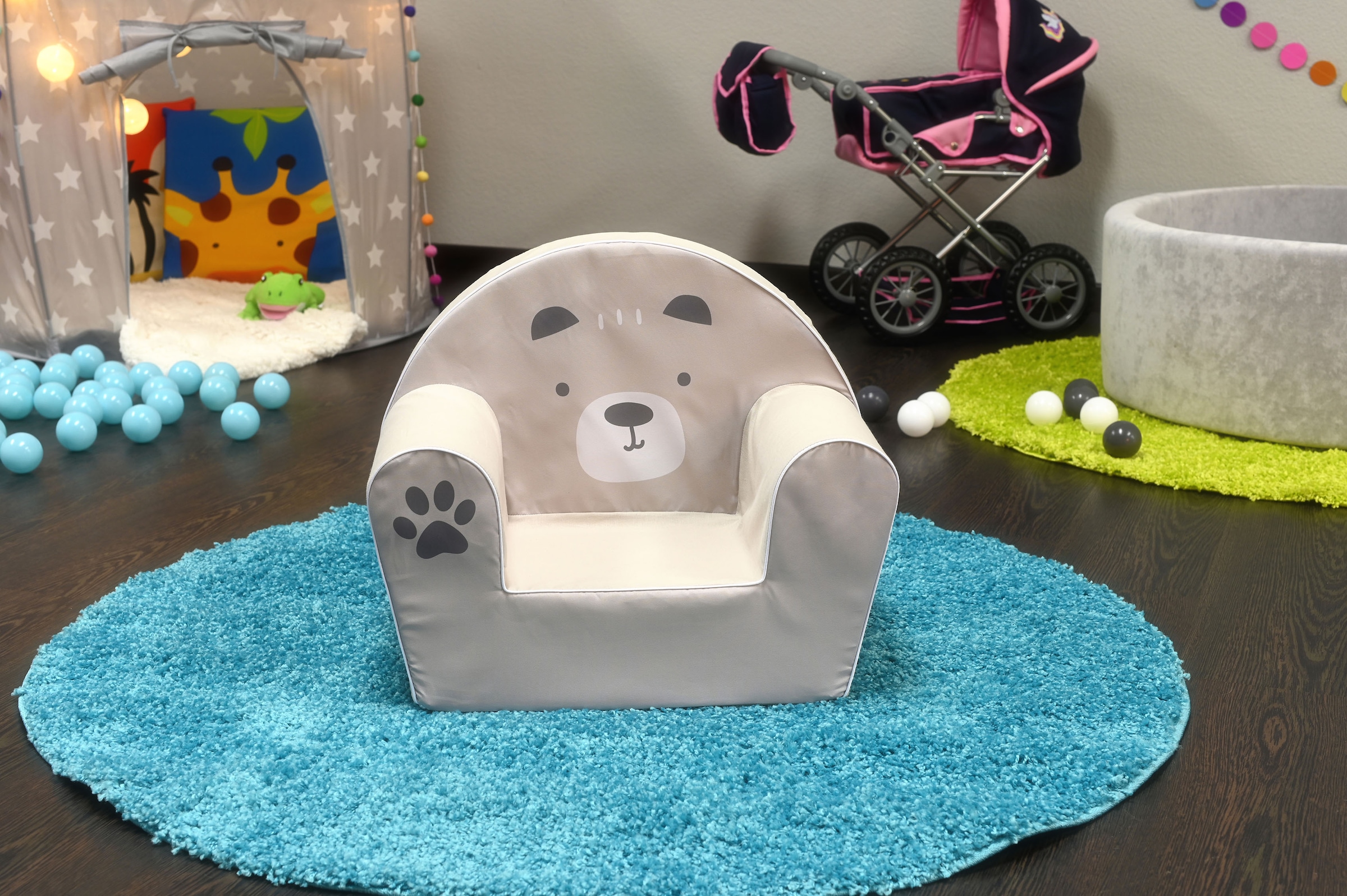Knorrtoys® Sessel »Bär Paul«, für Kinder; Made in Europe
