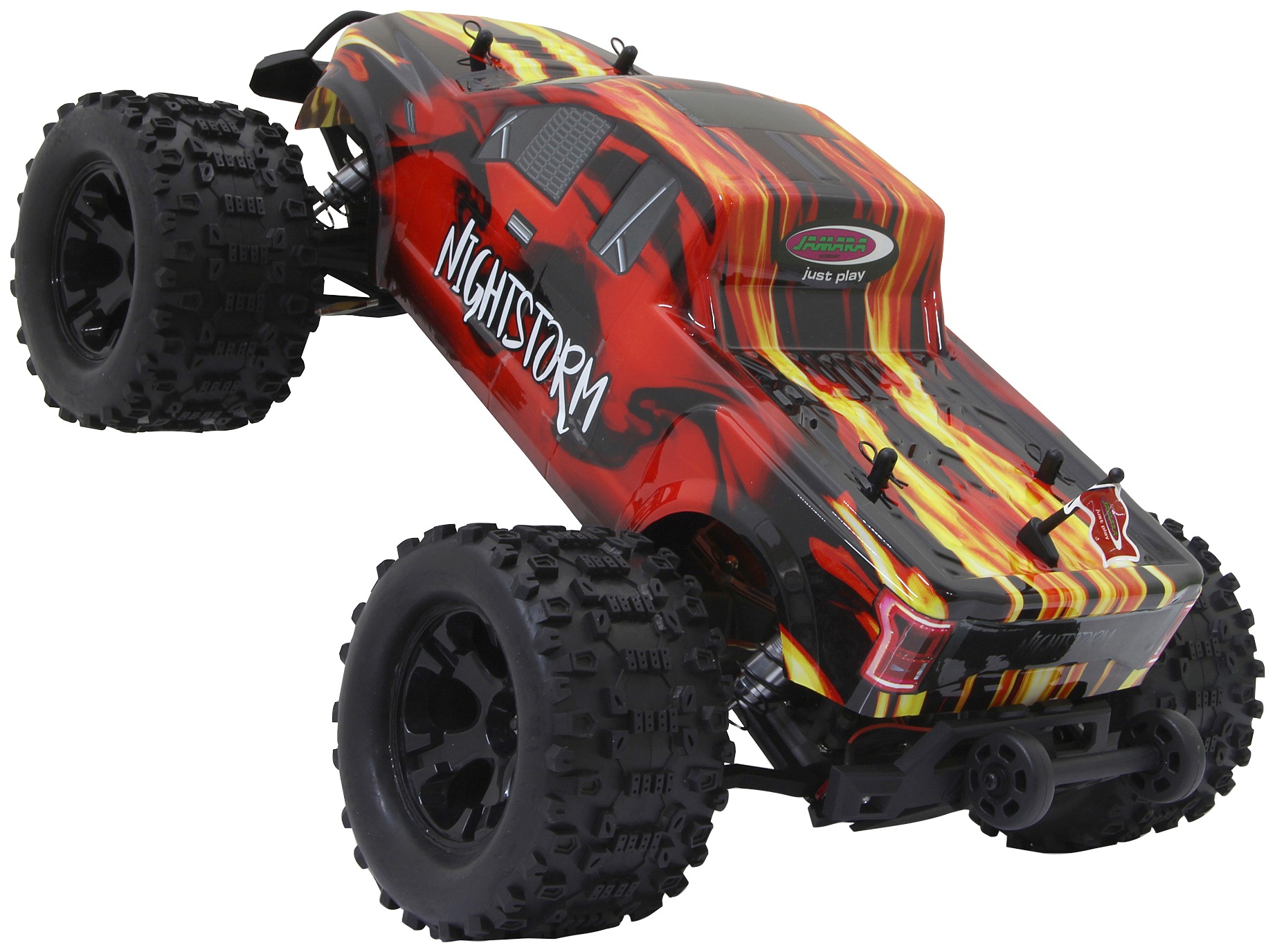 Jamara RC-Monstertruck »Nightstorm Monstertruck BL 4WD«, 1:10, 2,4 GHz, mit LED