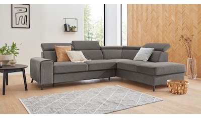 exxpo - sofa fashion Ecksofa, inklusive Kopf- bzw. Rückenverstellung, wahlweise mit... kaufen