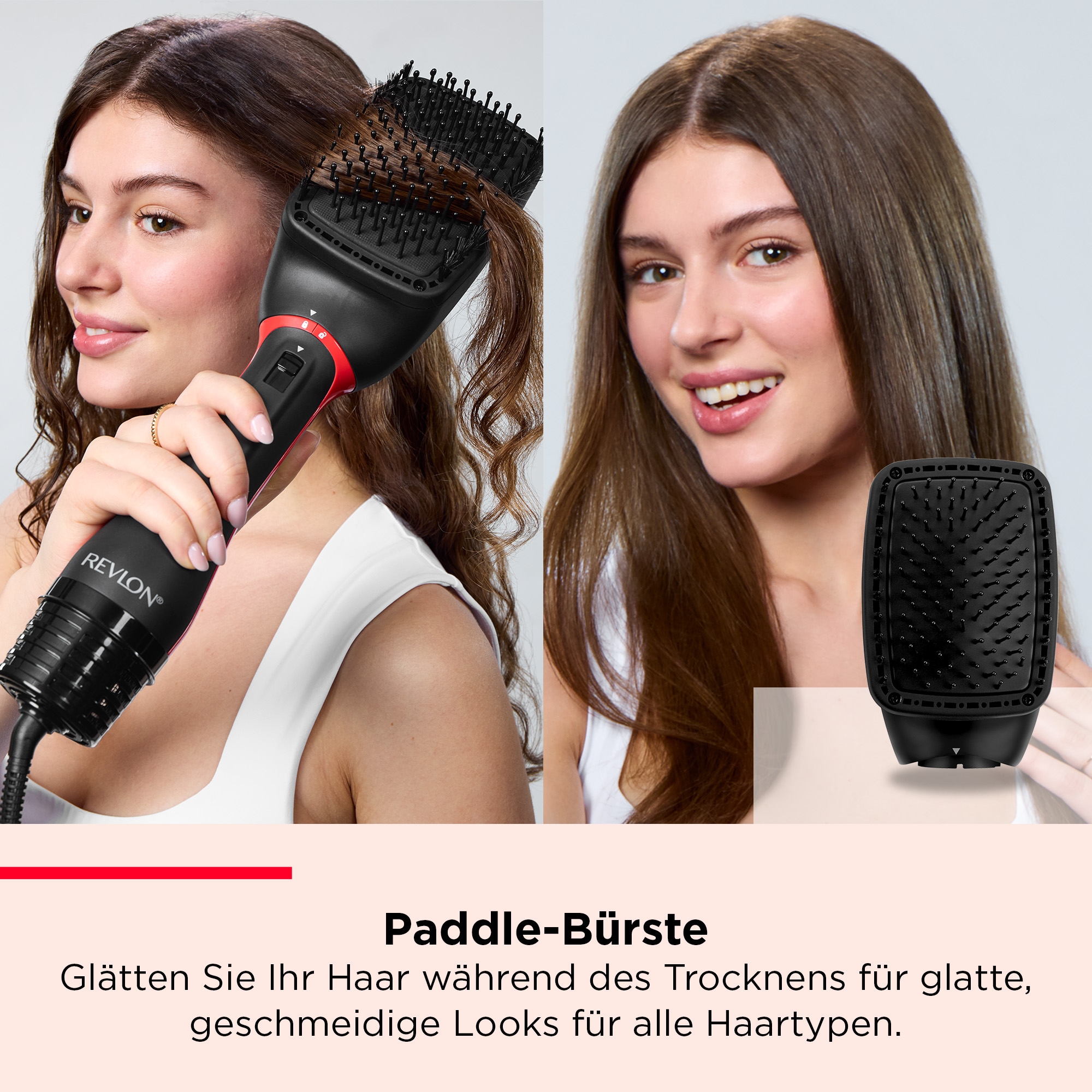 Revlon Multihaarstyler »ONE-STEP™ Air Styler 5-in-1 mit Revlon Original-Kopf - RVDR5371E«, 5 Aufsätze, Unbegrenzte Frisiermöglichkeiten dank 5 hochwertigen Stylingköpfen