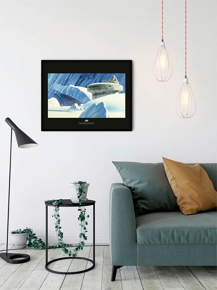 Komar Poster »Star Wars Classic RMQ Hoth Echo Base«, Star Wars, (1 St.), Kinderzimmer, Schlafzimmer, Wohnzimmer