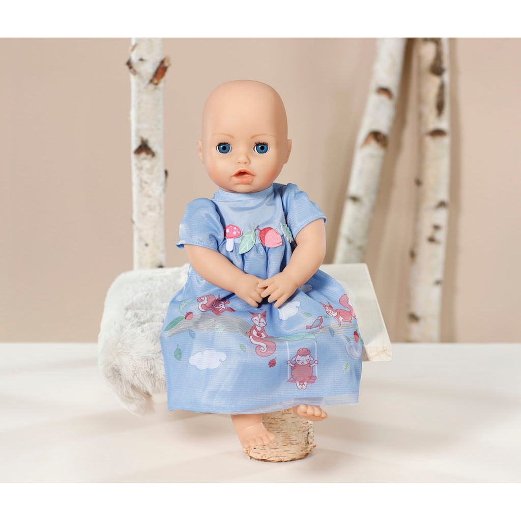 Baby Annabell Puppenkleidung »Kleid blau Eichhörnchen, 43 cm«