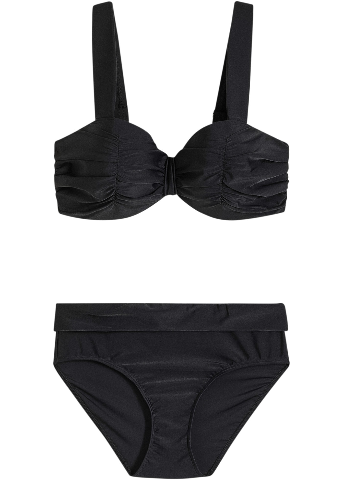 bonprix Balconette-Bikini »Balconette-Bikini mit gepolsterten Trägern (2-tlg.Set)« Set, 2,  Balconette-Bikini mit gepolsterten Trägern (2-tlg.Set)