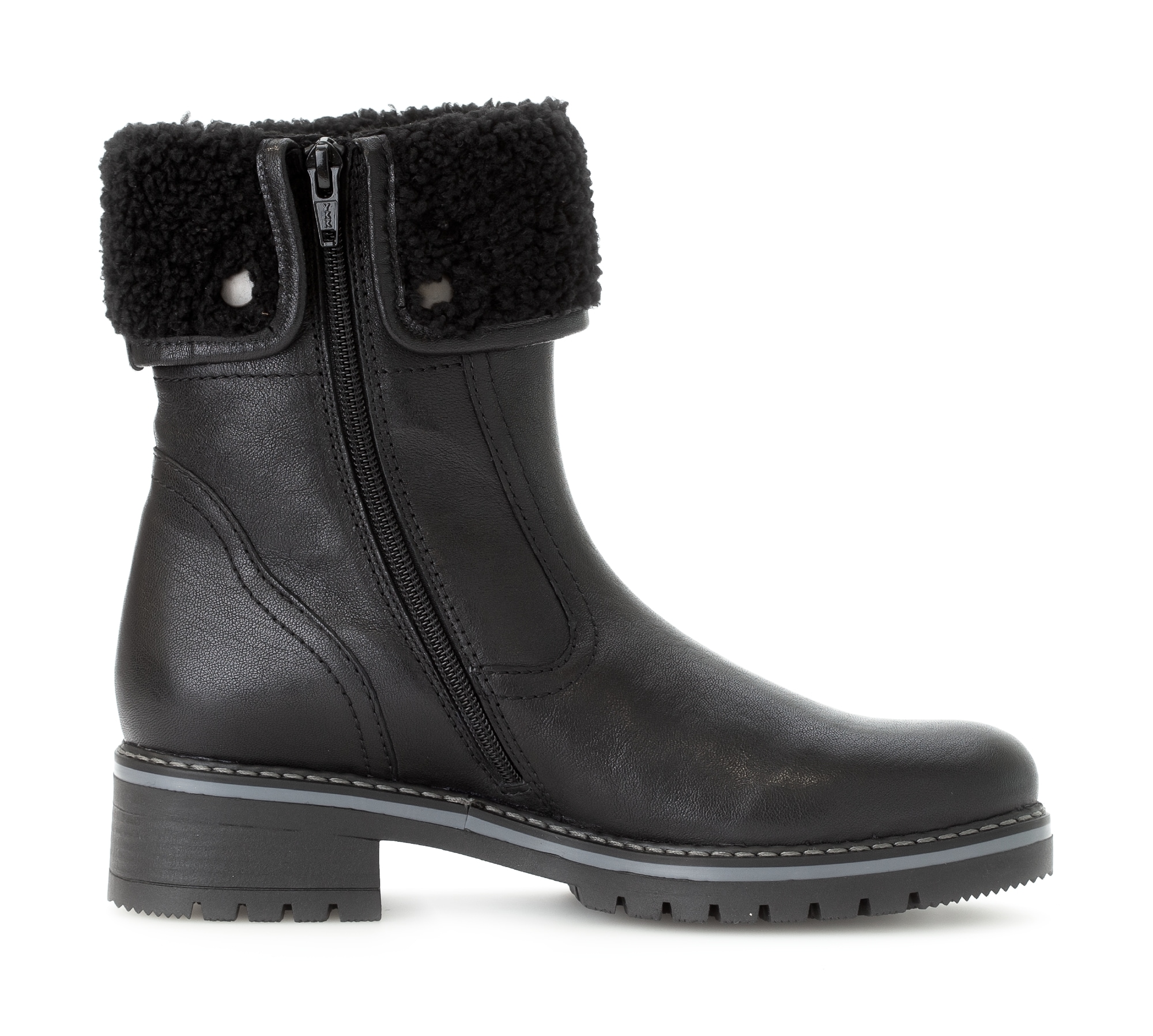 Gabor Winterboots »GENUA«  , Blockabsatz, Winterstiefelette, mit Reißverschluss, G-Weite