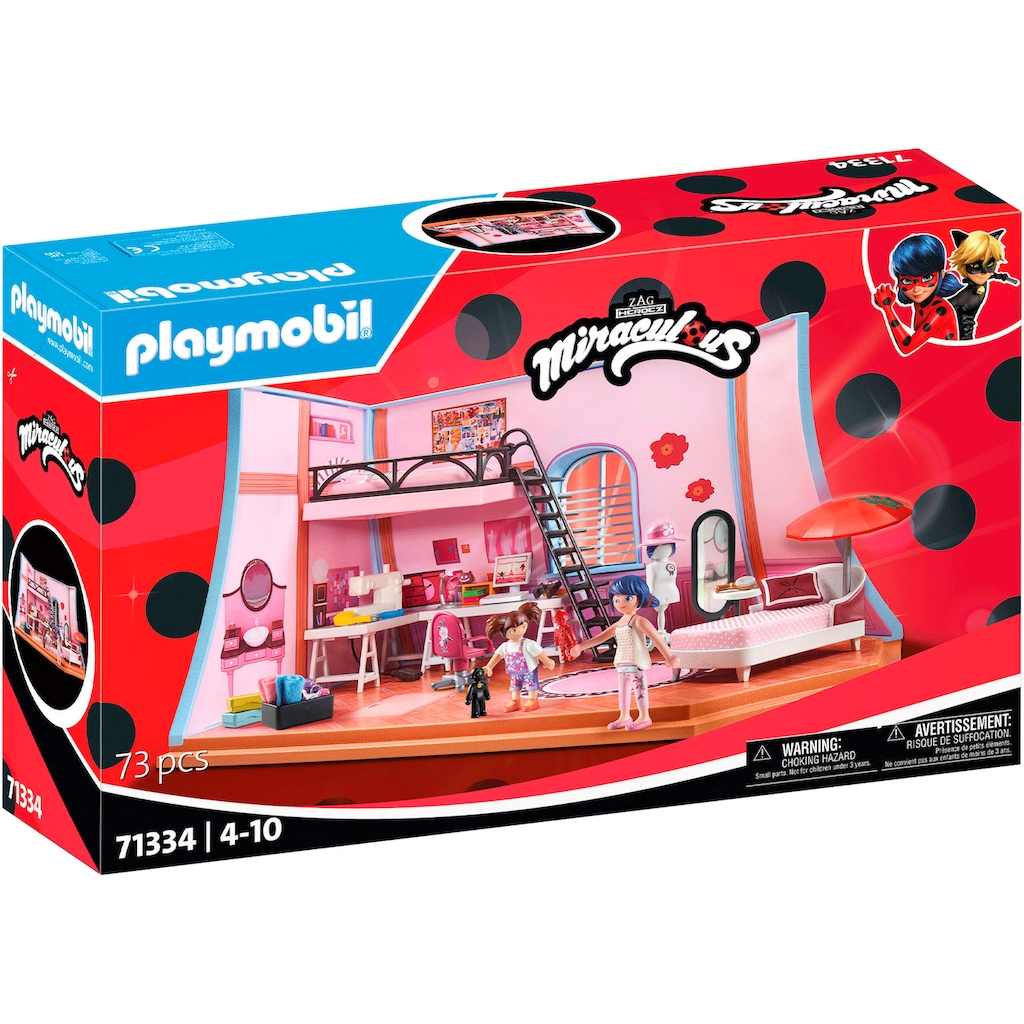 Playmobil® Konstruktions-Spielset »Miraculous: Marinettes Loft (71334), Miraculous«, (73 St.)