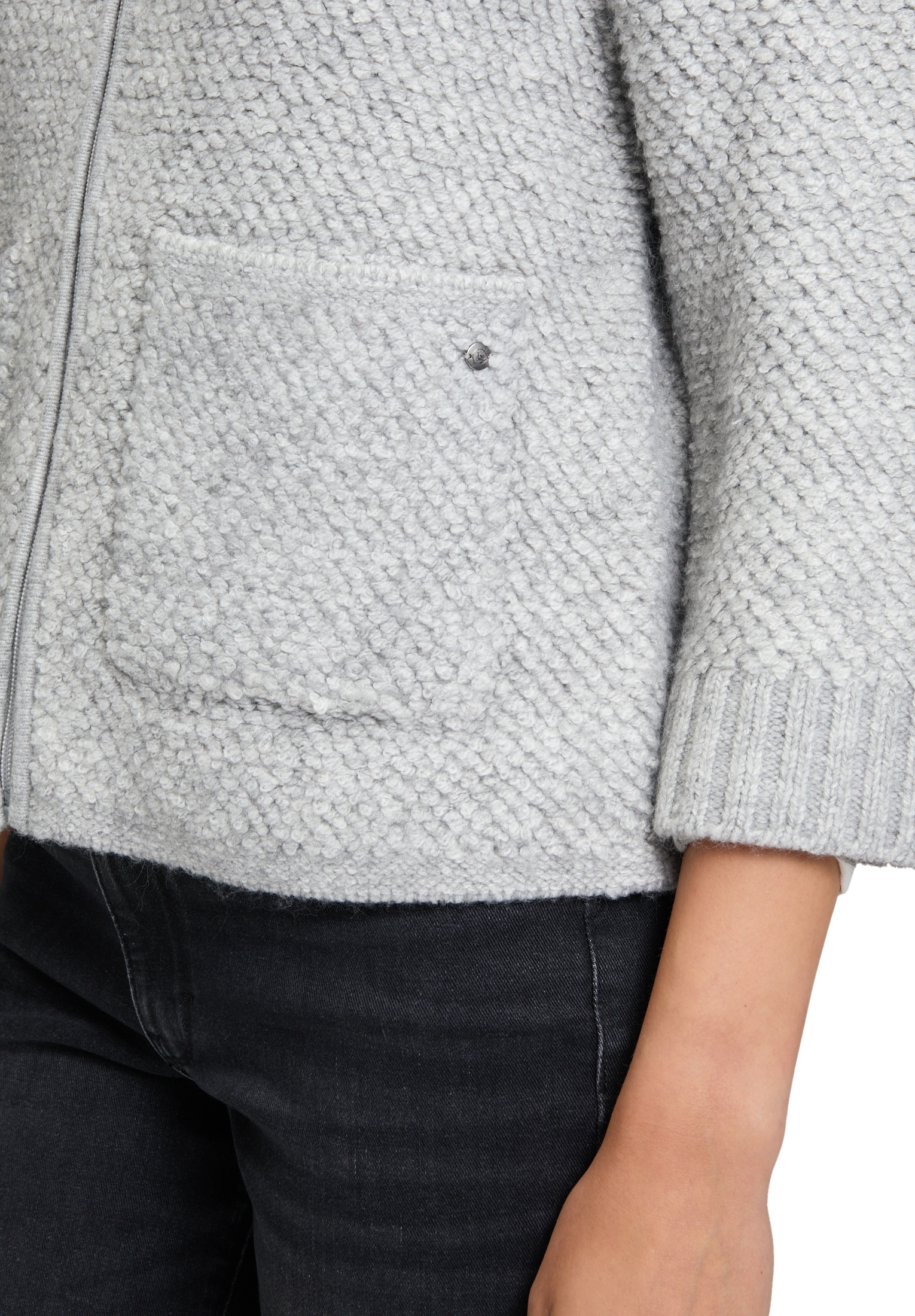 Betty&Co Cardigan »Strick-Cardigan mit Reißverschluss«