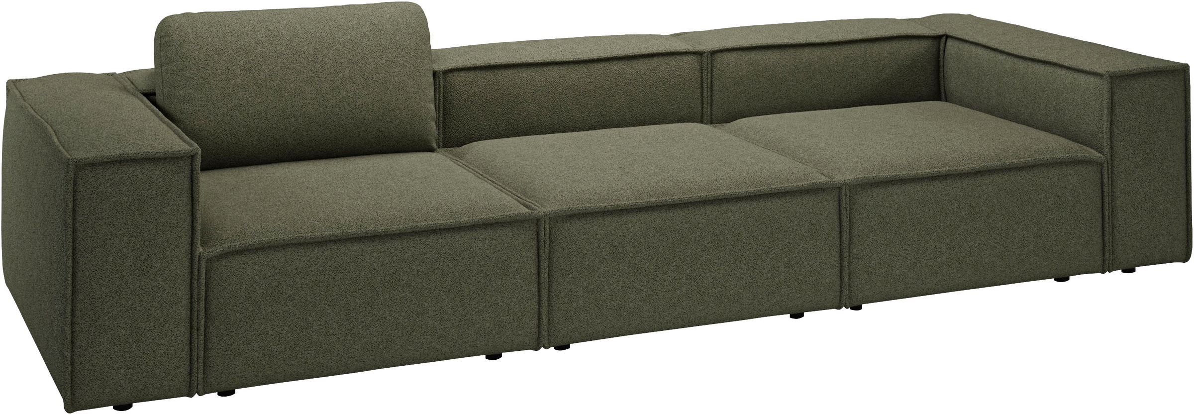 Places of Style 3,5-Sitzer »Watertown, modernes Big-Sofa XXL, 336 cm Breite, auch in Feincord«, Riesiges Designersofa mit viel Platz & weichen Bezügen in Trendfarben