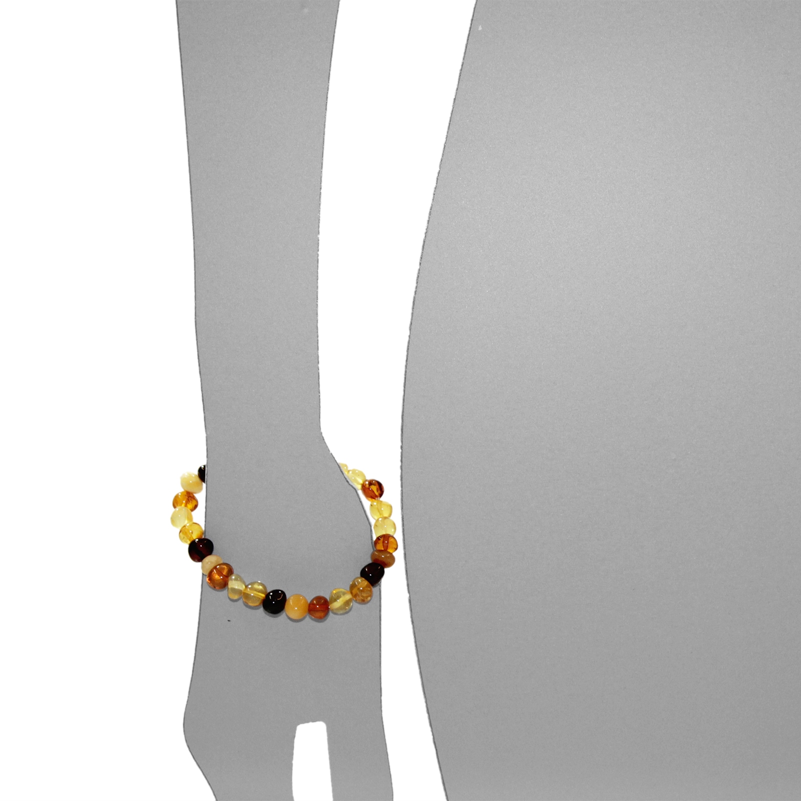 OSTSEE-SCHMUCK Armband »- Tracy bunt - Bernstein -,«