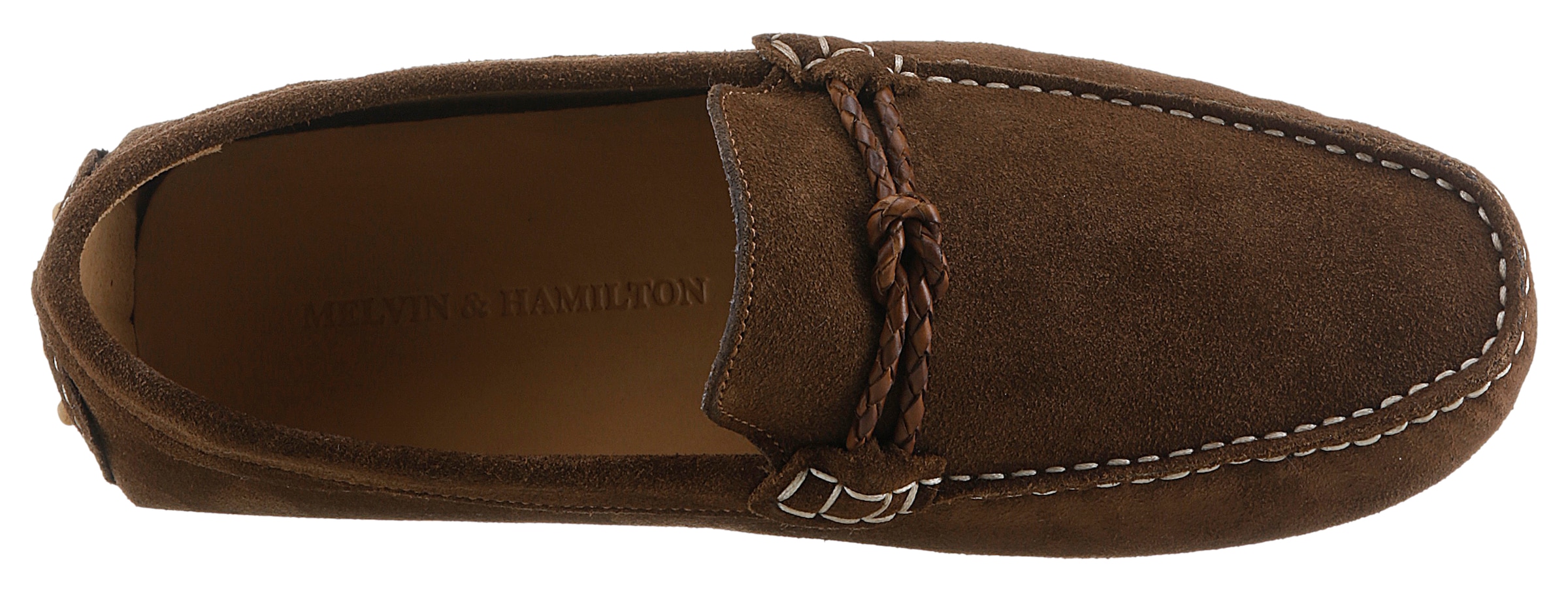 Melvin & Hamilton Loafer »Nelson 20«, Slipper, Pennyloafer, Anzugschuh mit Ziernähten