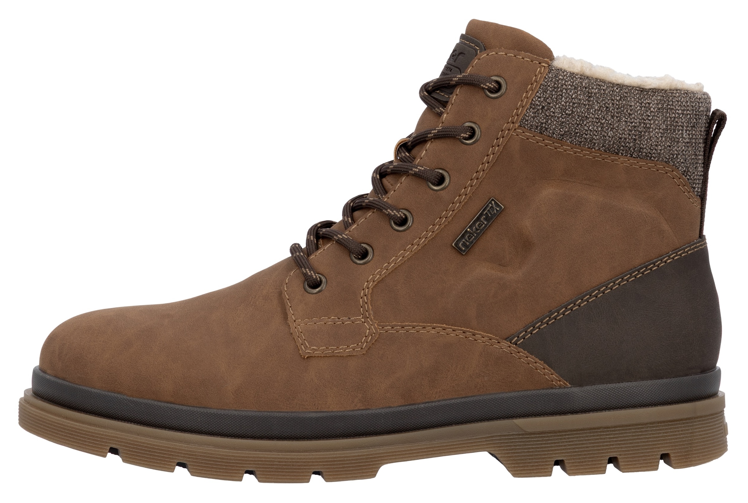 Rieker Winterstiefelette  Winterboots, Schnürboots mit Innenreißverschluss und RiekerTex