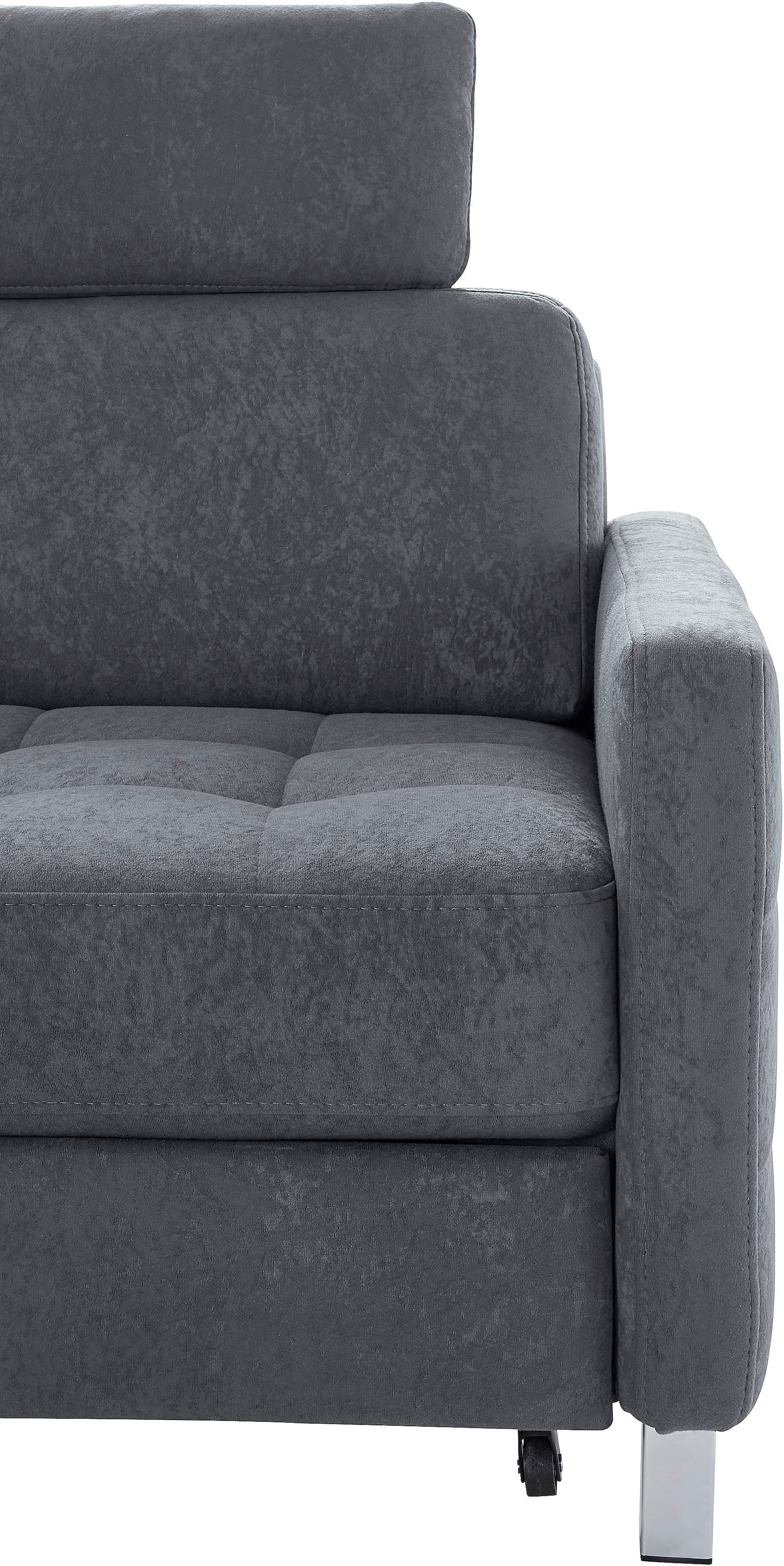 sit&more Ecksofa »Pablo L-Form«, wahlweise mit Bettfunktion