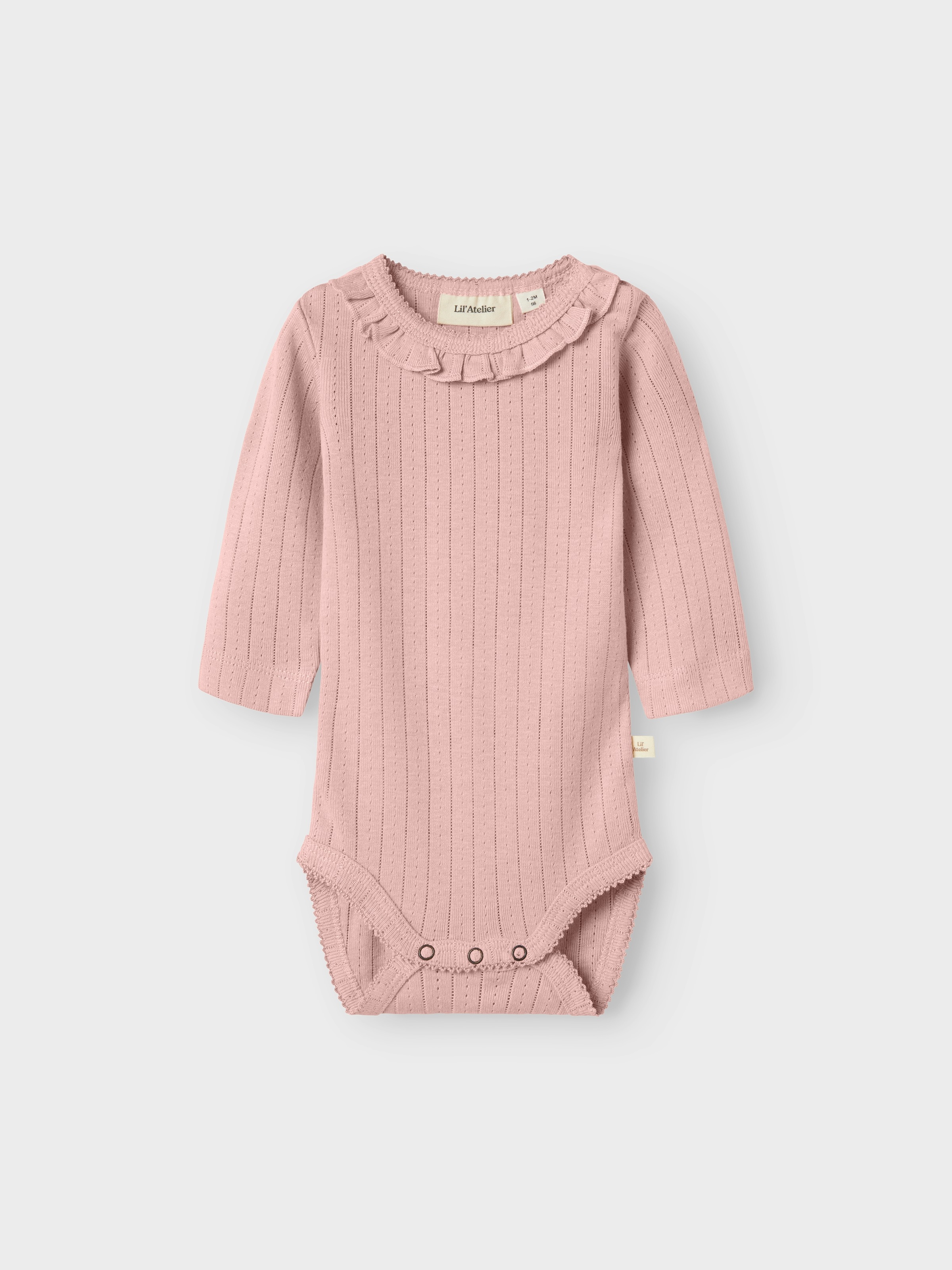 Lil' Atelier Langarmbody »NBFRACHEL NIS LS SLIM BODY LIL NOOS« mit Rüschen