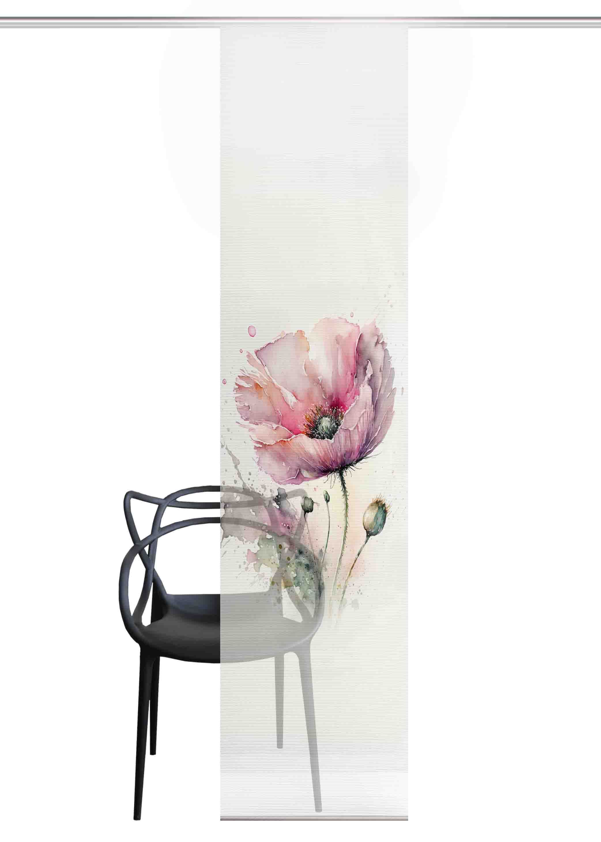 HOME in green Schiebegardine »MELIORA« Paneelwagen 1 Stk. tlg. Bambusoptik, recycelt, Digitaldruck