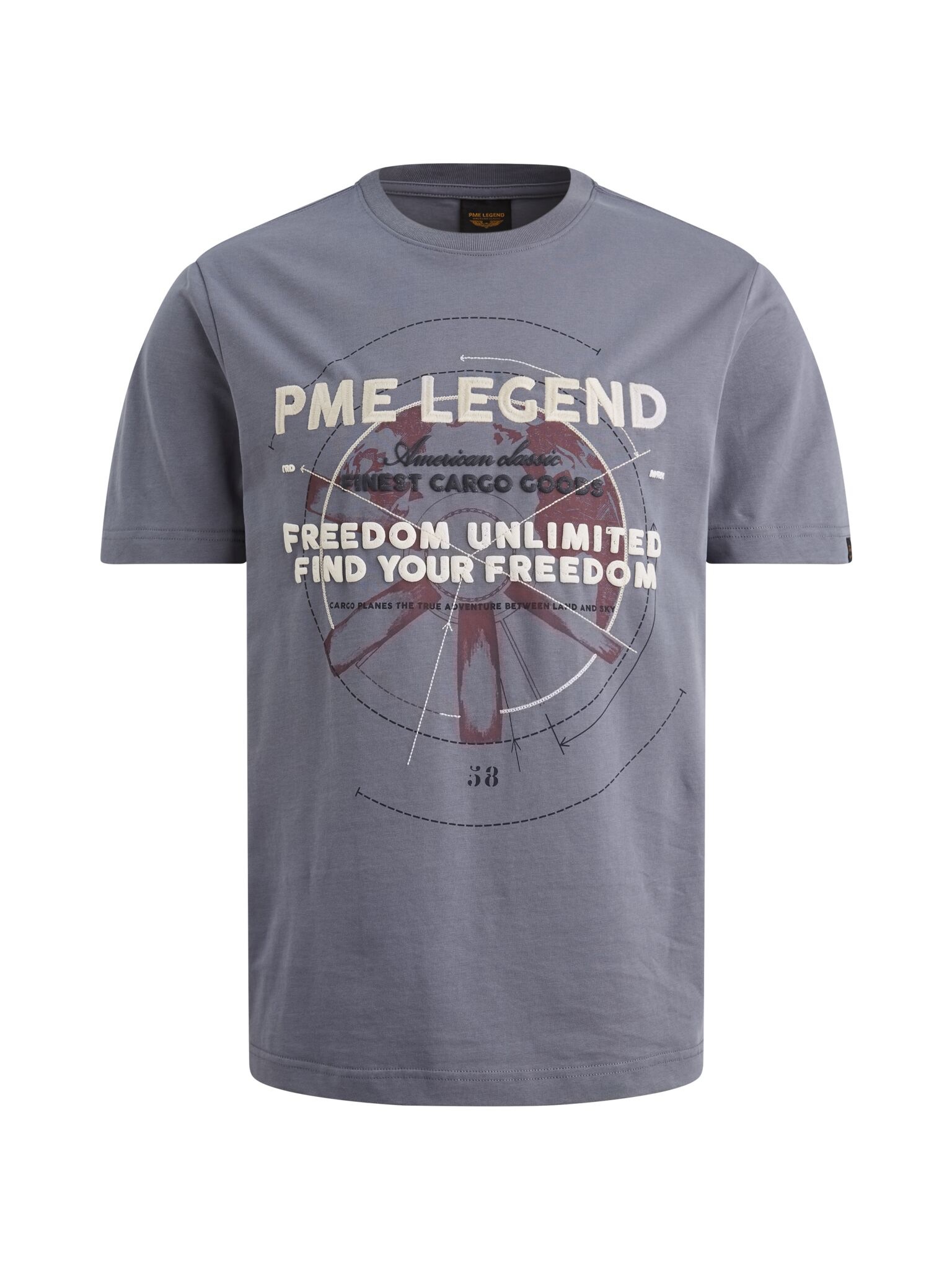 PME LEGEND T-Shirt »Short Sleeve R-Neck Heavy Jersey« mit Print, Regular Fit